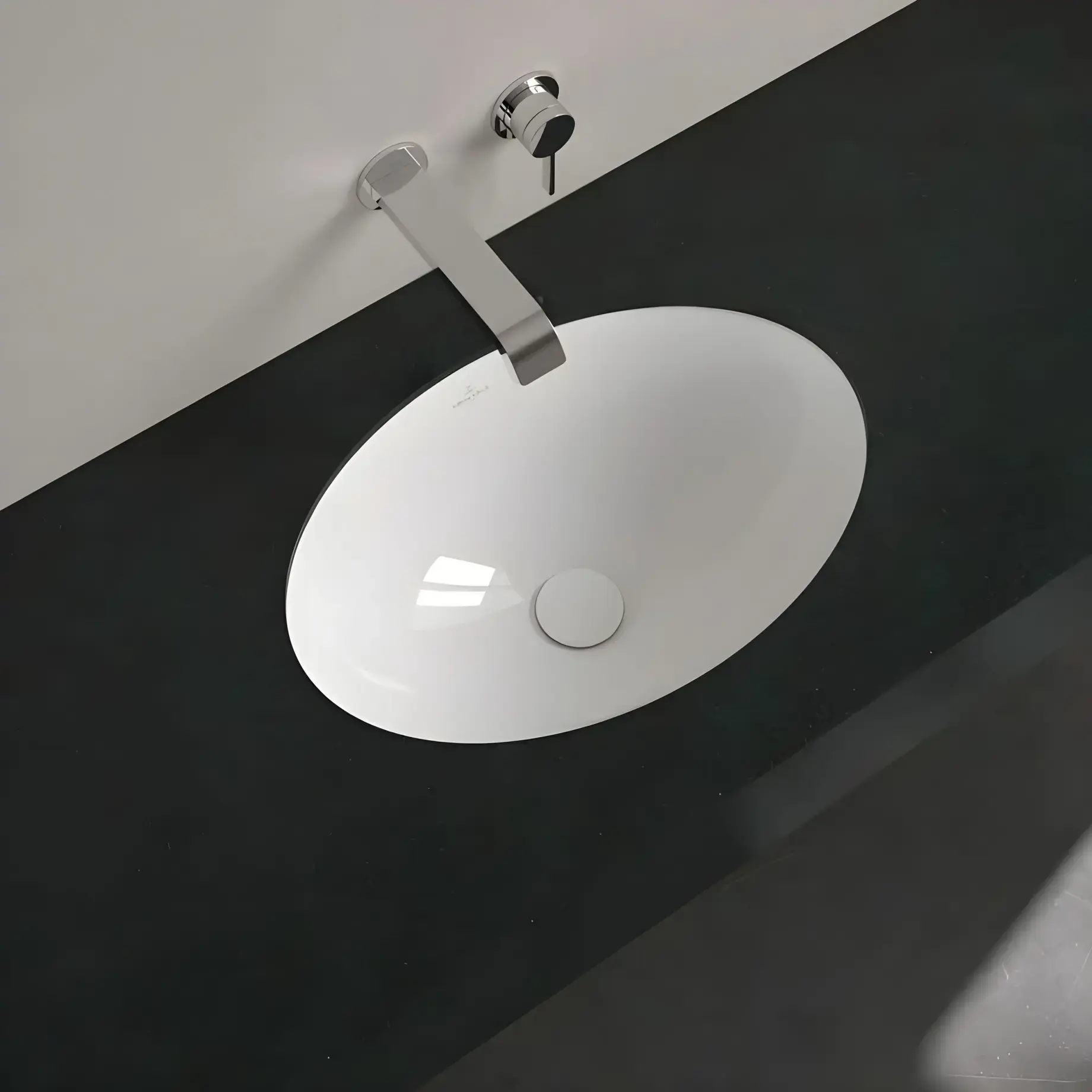Умивальник Loop & Friends Villeroy & Boch 61612001 — бічний ракурс