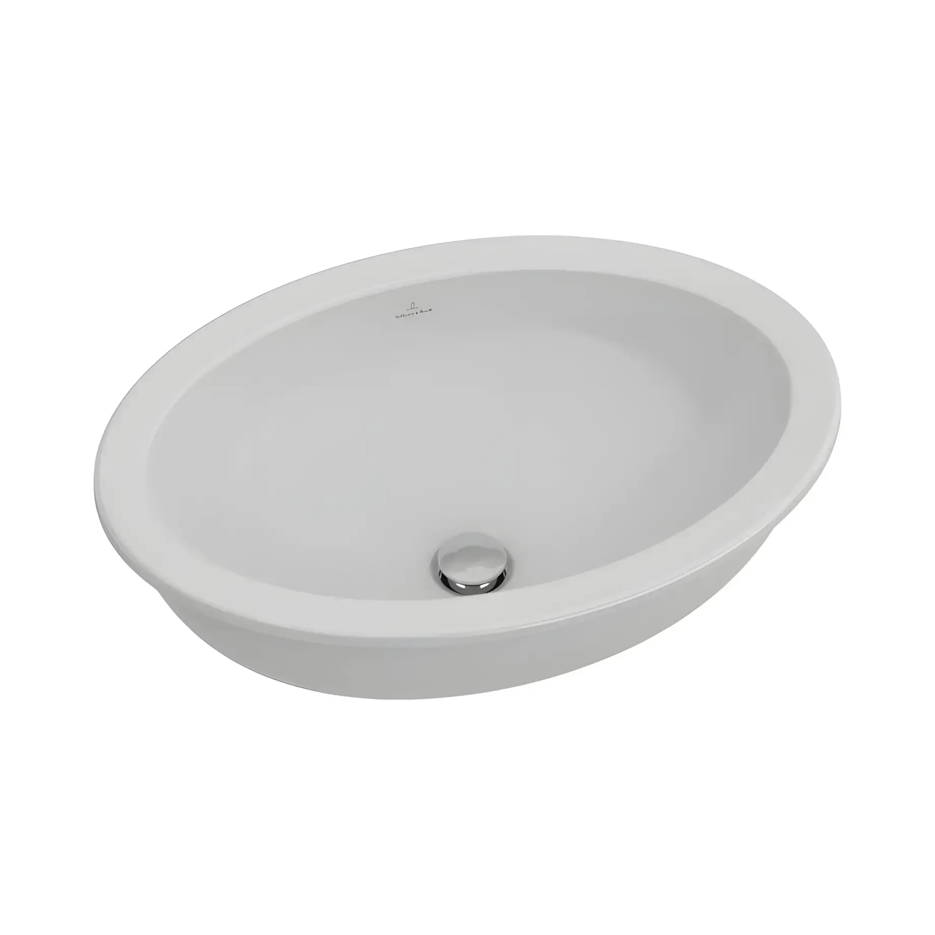 Умивальник Loop & Friends Villeroy & Boch 616130R1 — вид на білому тлі