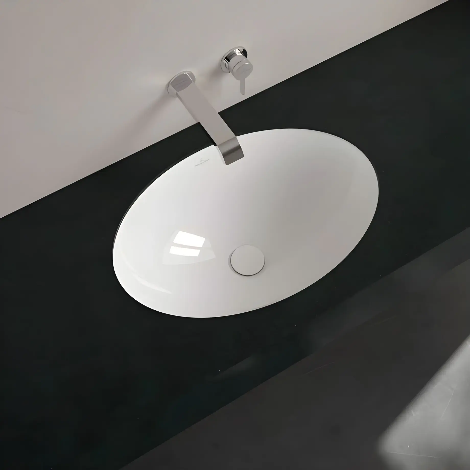 Умивальник Loop & Friends Villeroy & Boch 616130R1 — вид спереду