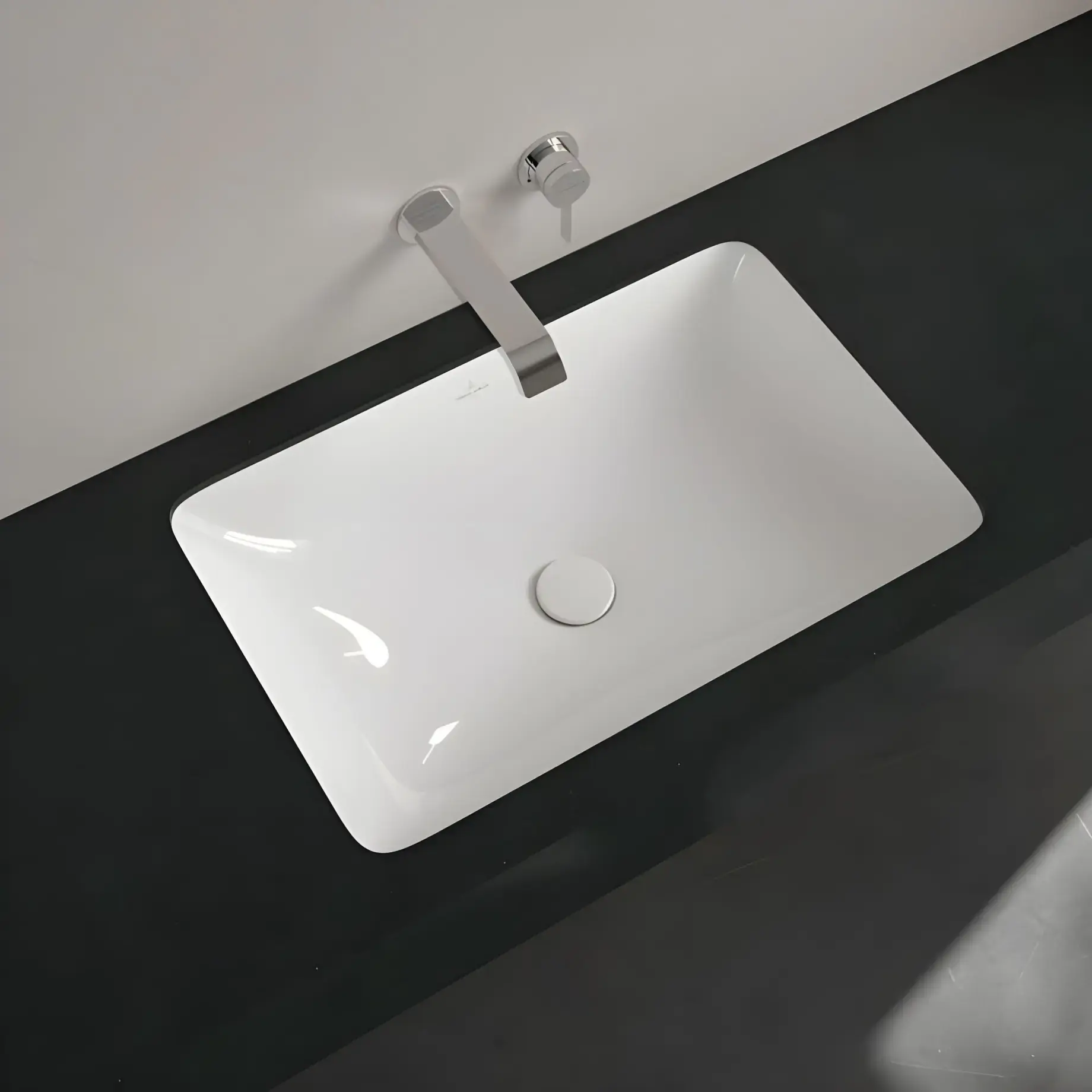 Умивальник Loop & Friends Villeroy & Boch 616320R1 — бічний ракурс