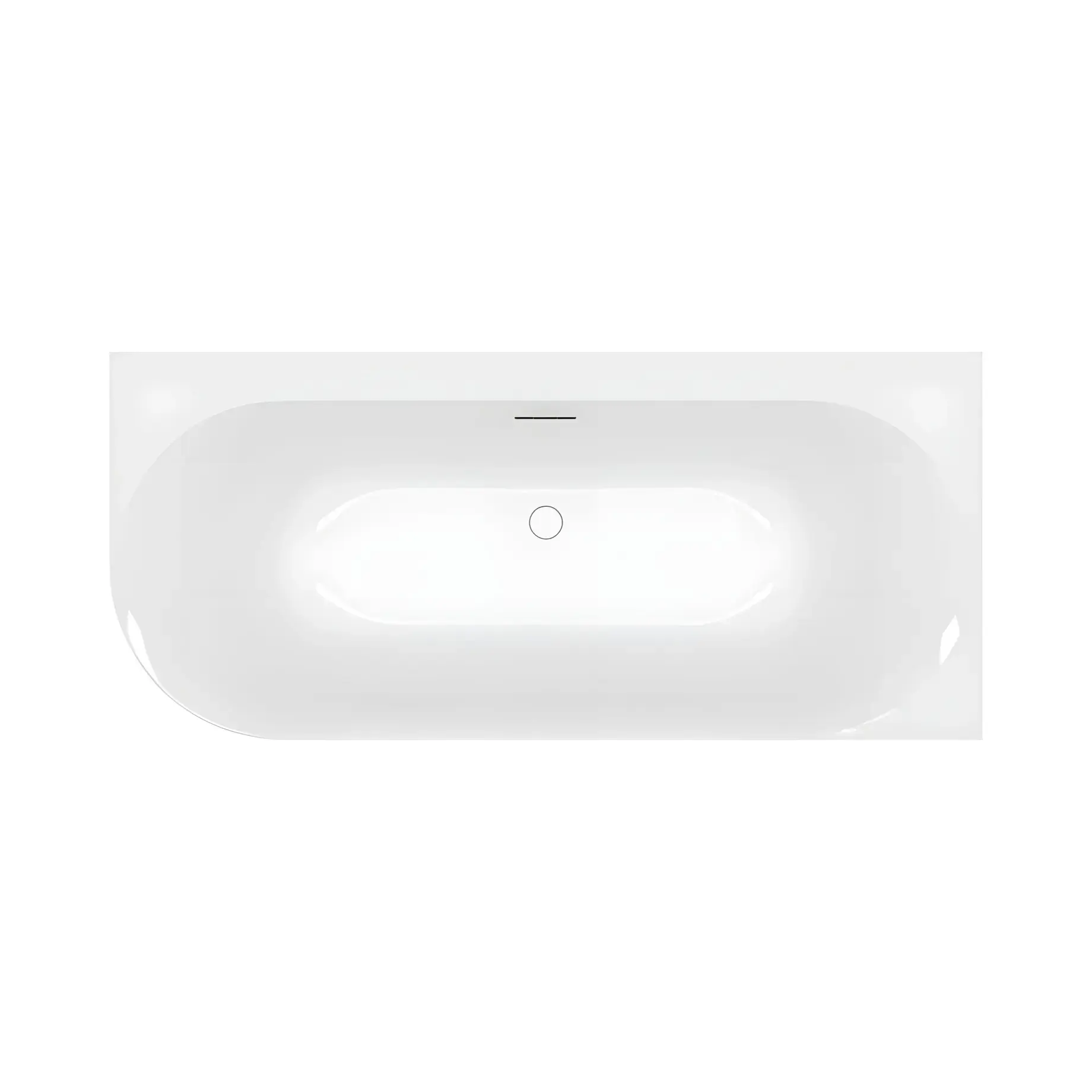 Ванна Loop & Friends Villeroy & Boch UBA180LOF9CR00V-01 — ракурс 3/4