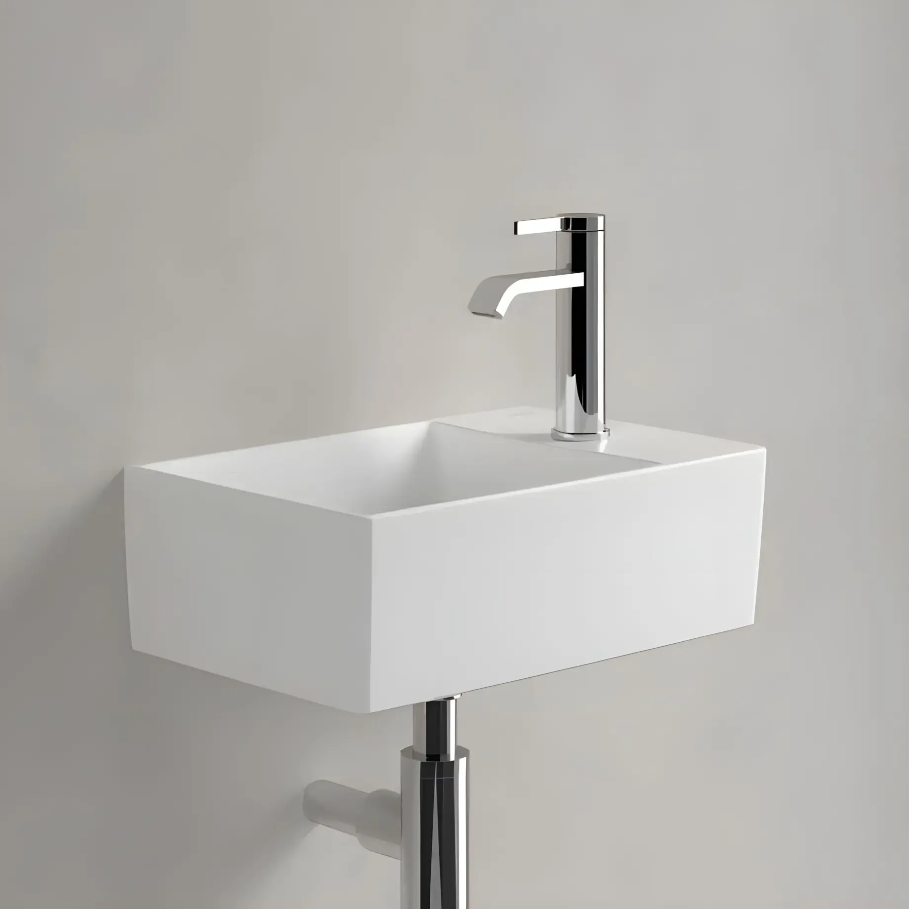 Умивальник Memento 2.0 Villeroy & Boch 43234GRW Stone White CeramicPlus — вид всередину