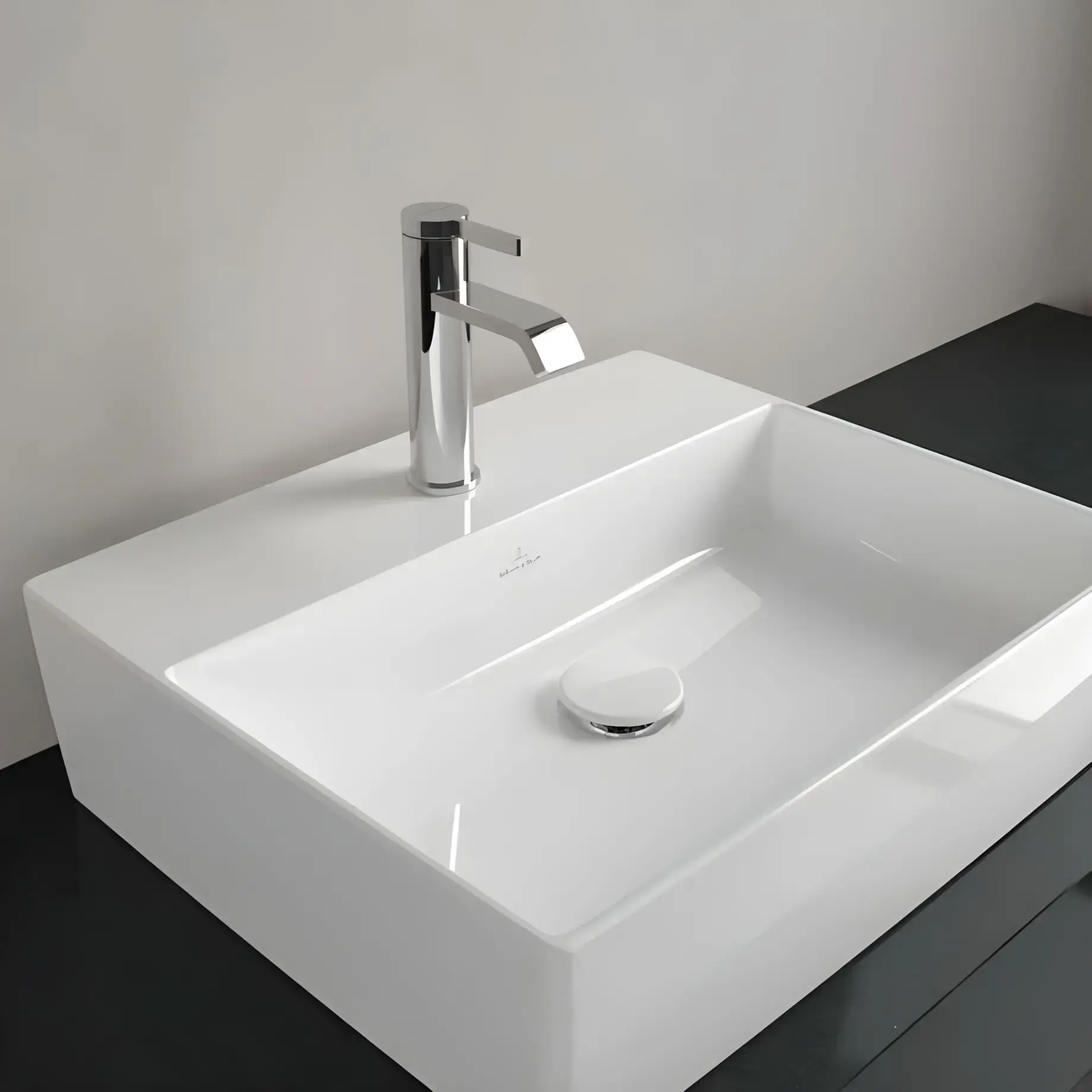 Умивальник Memento 2.0 Villeroy & Boch 4A075101 — ракурс 3/4