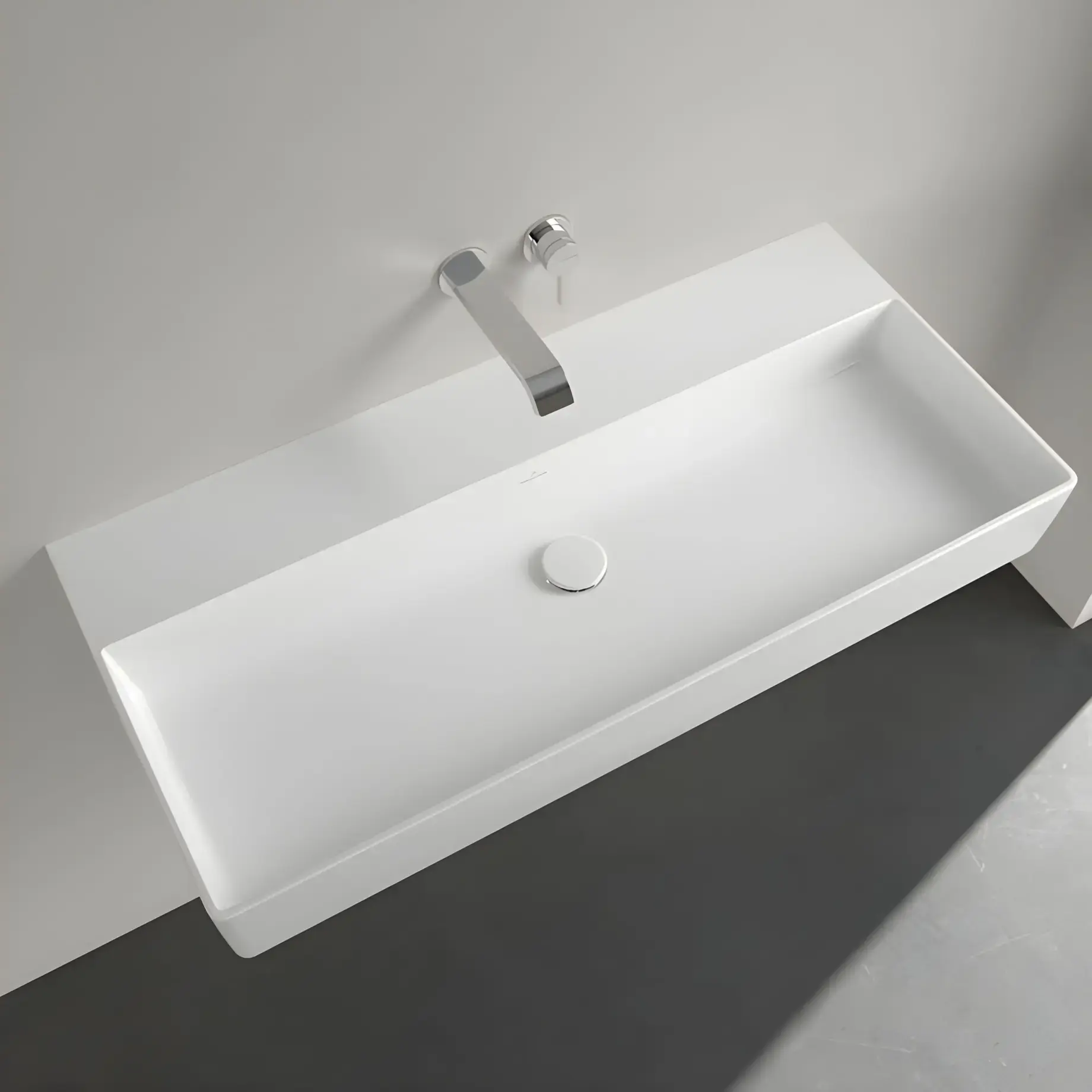 Умывальник Memento 2.0 Villeroy & Boch 4A221FR1 — вид спереди