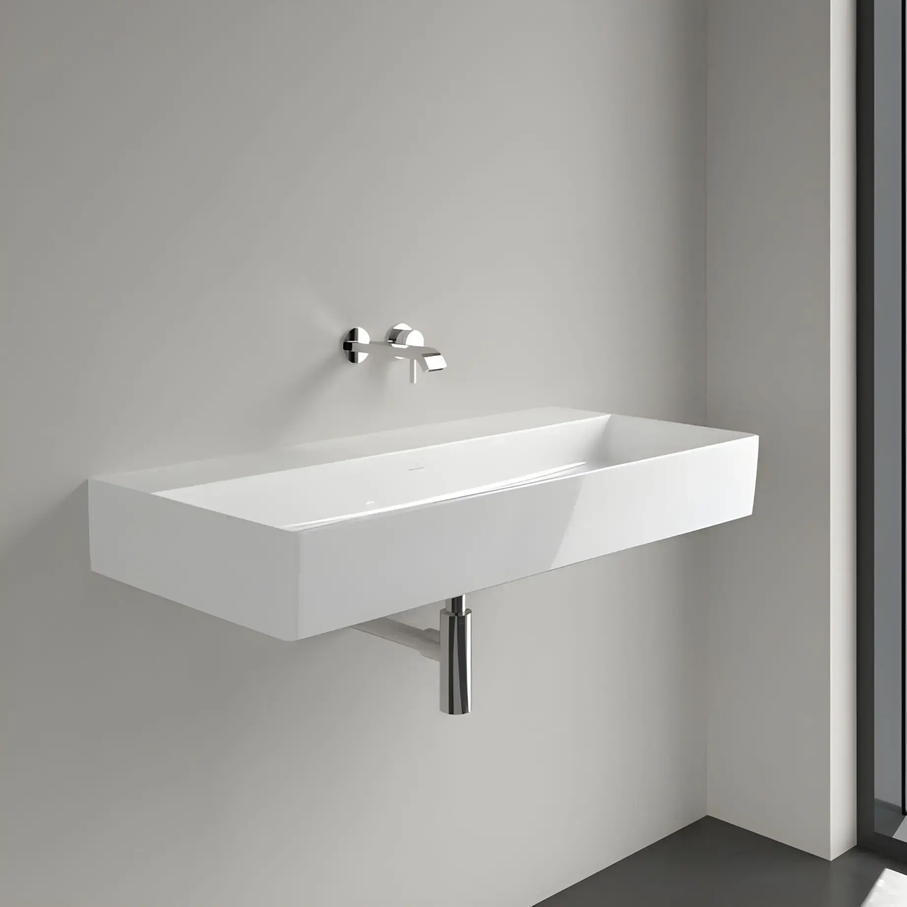 Умывальник Memento 2.0 Villeroy & Boch 4A221FR1 — боковой ракурс