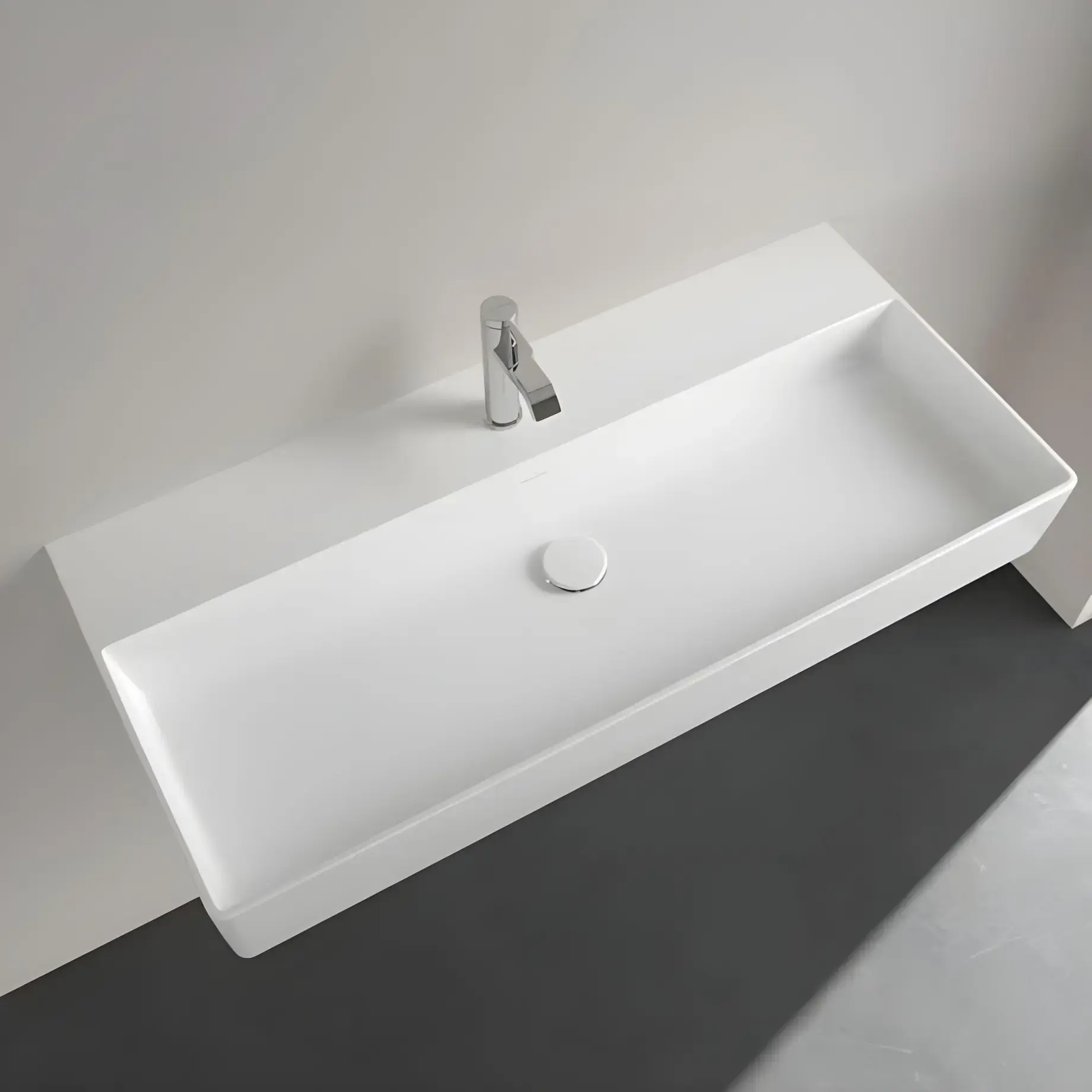 Умивальник Memento 2.0 Villeroy & Boch 4A22A201 — бічний ракурс