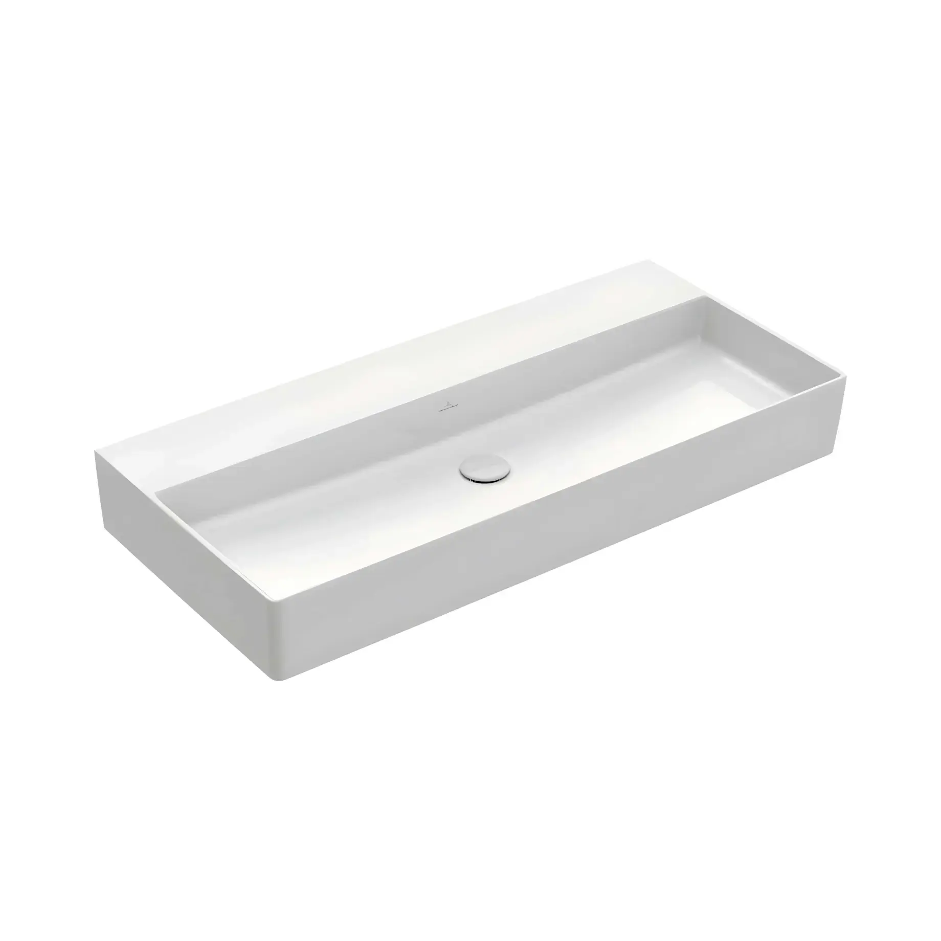 Умивальник Memento 2.0 Villeroy & Boch 4A22A301 Alpine White 100 х 47 см — вид на білому тлі