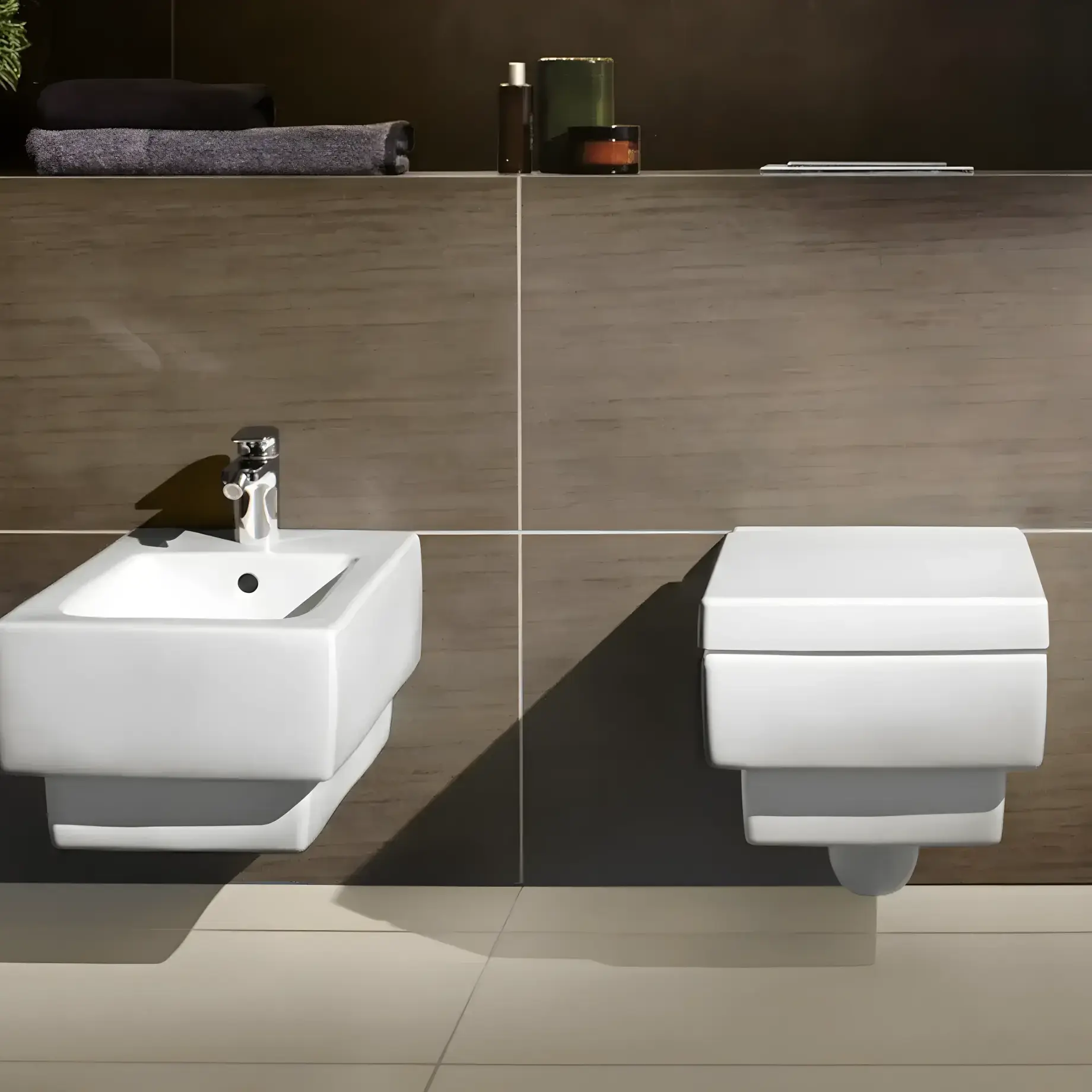 Біде Memento Villeroy & Boch 542800R1 — вид ззаду