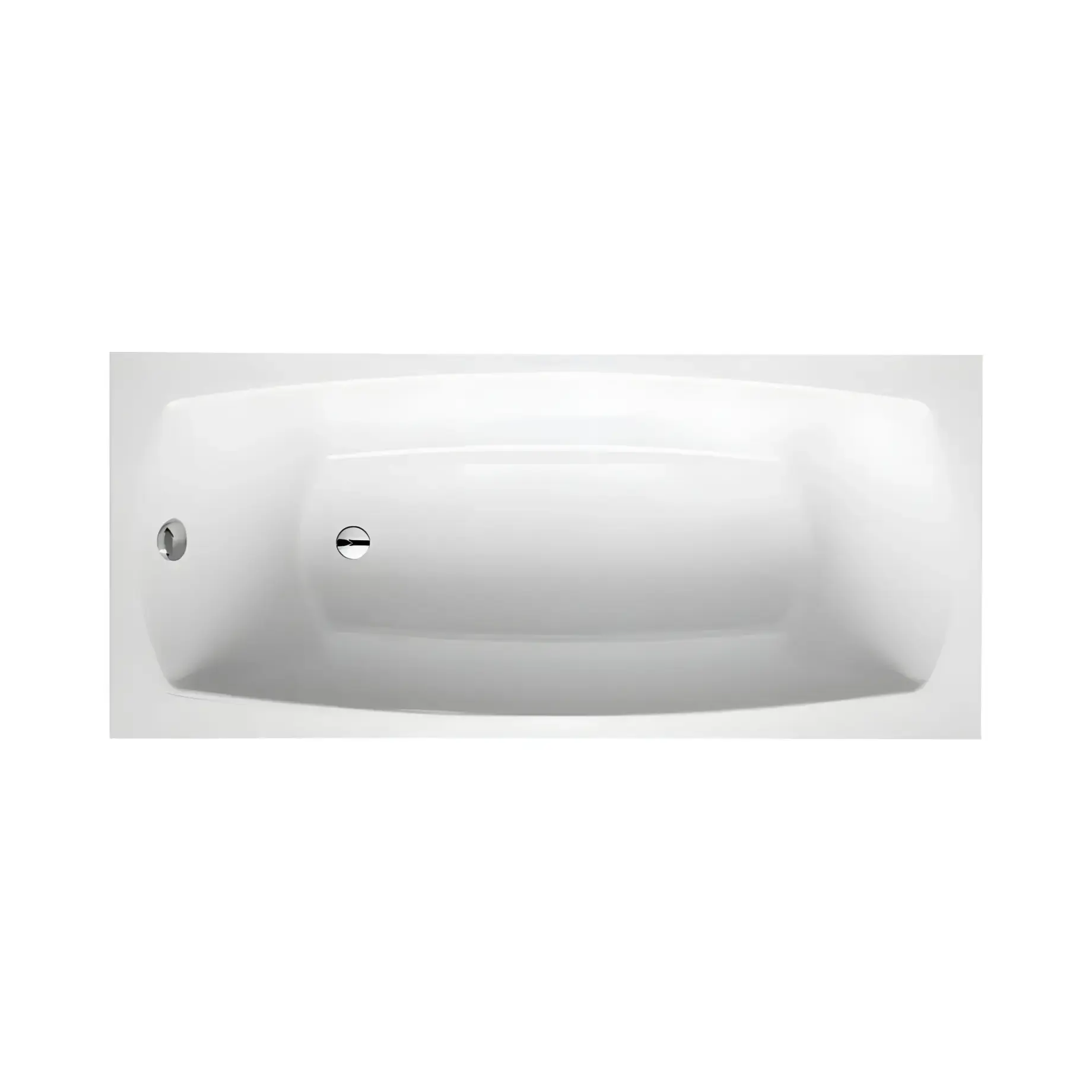 Ванна My Art Villeroy & Boch UBQ170MYA2V-01 Alpine White 170 х 75 см — вид на білому тлі