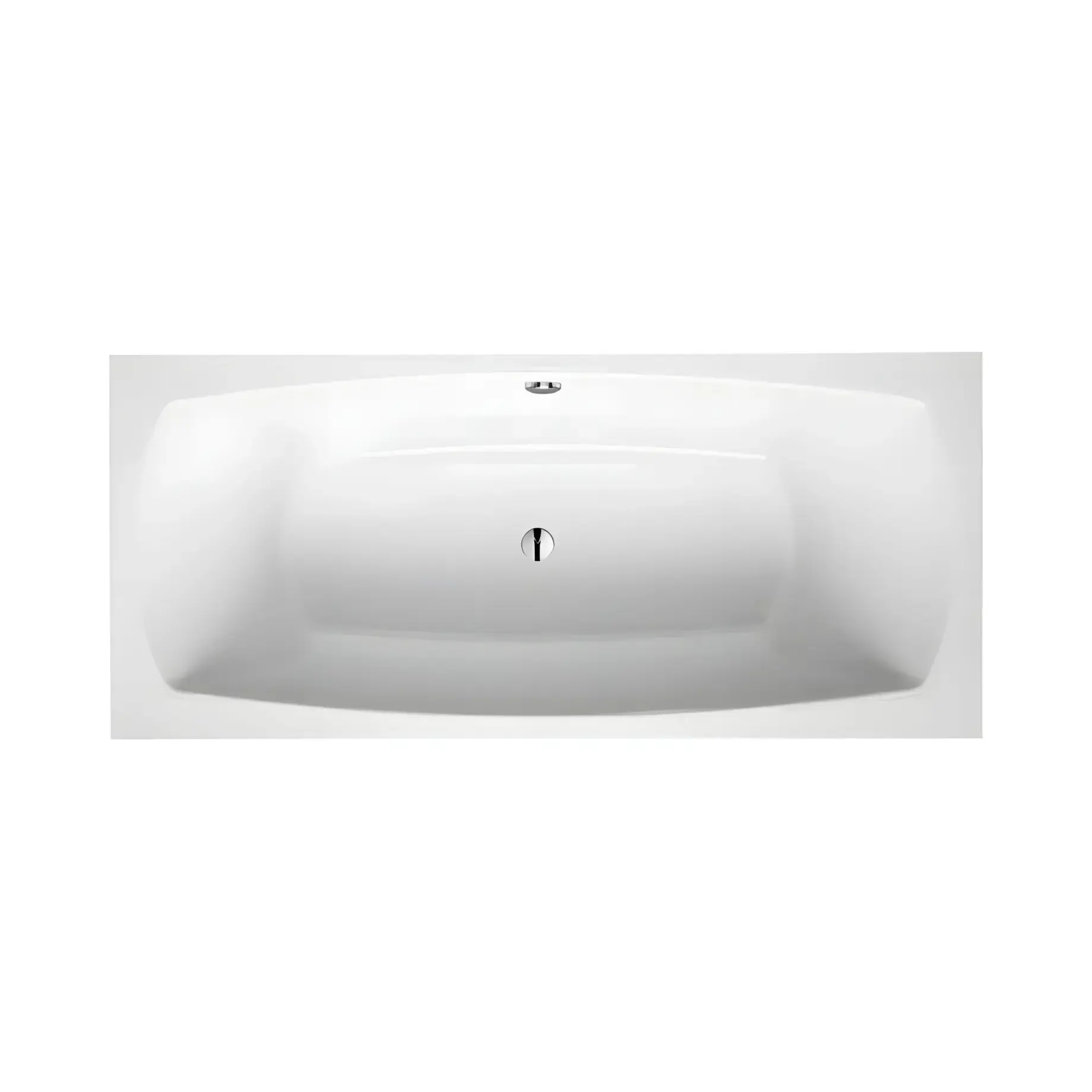 Ванна My Art Villeroy & Boch UBQ180MYA2V-01 Alpine White 180 х 80 см — вид на білому тлі