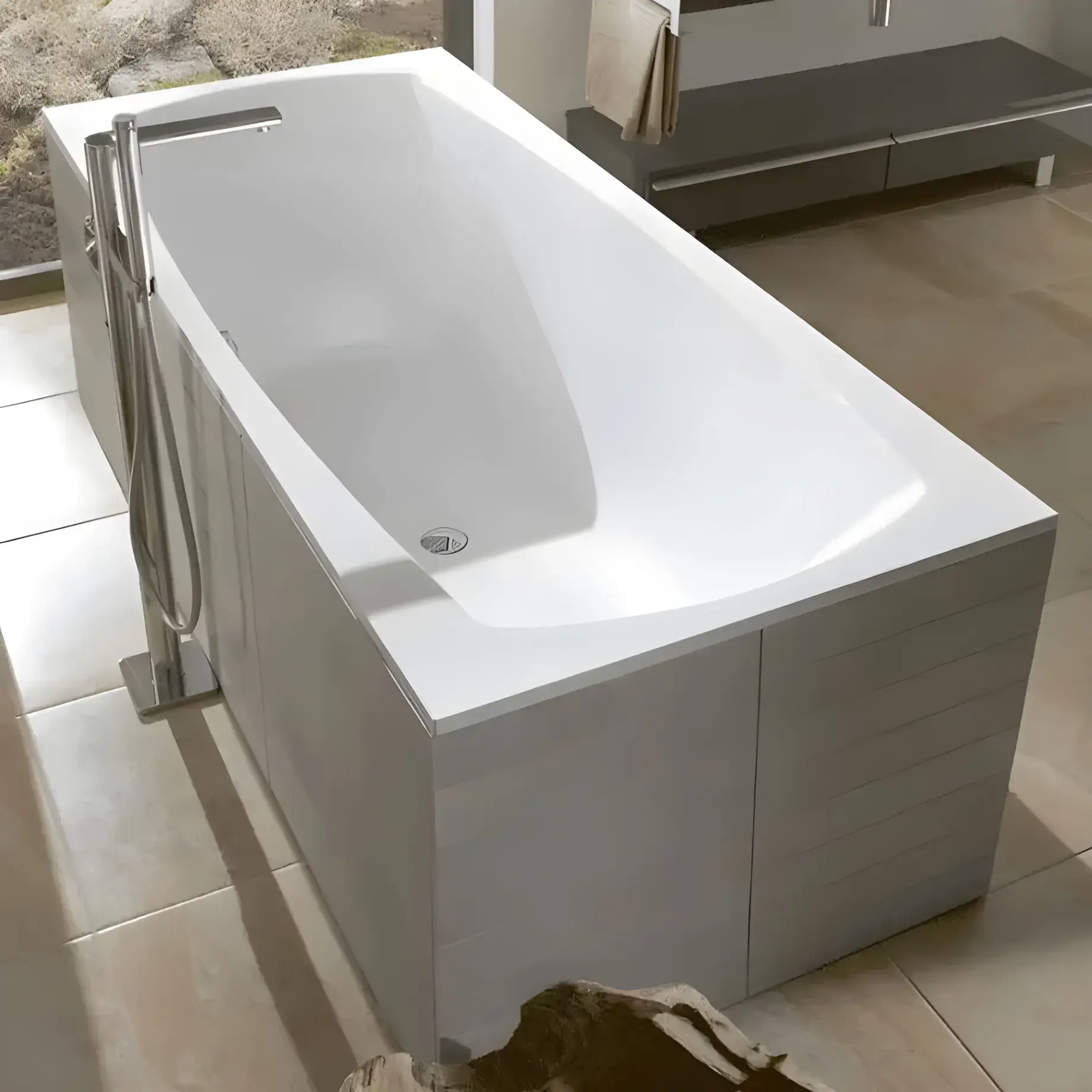 Ванна My Art Villeroy & Boch UBQ180MYA2V-01 180 х 80 см — бічний ракурс