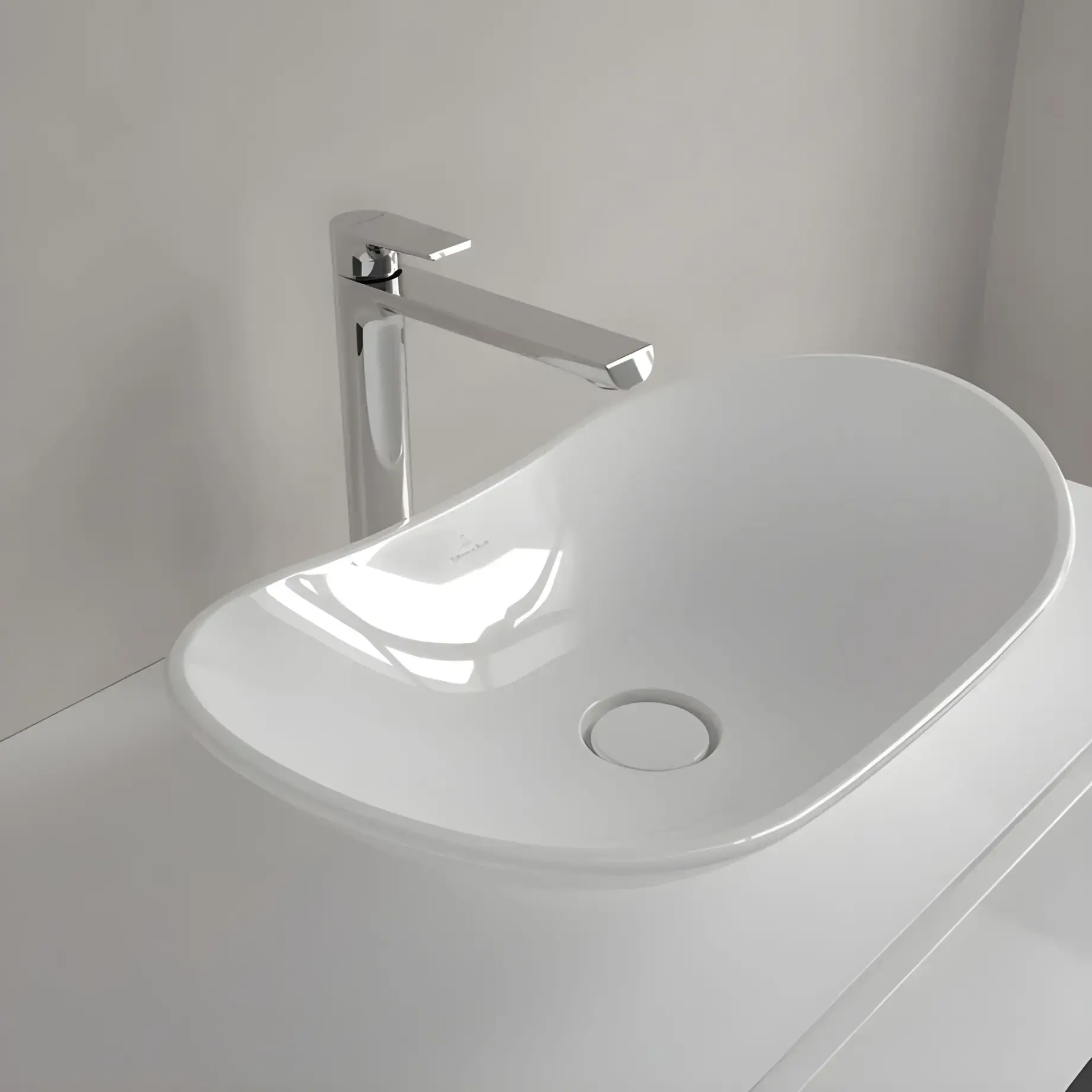 Умивальник My Nature Villeroy & Boch 411060R1 — деталь крупним планом
