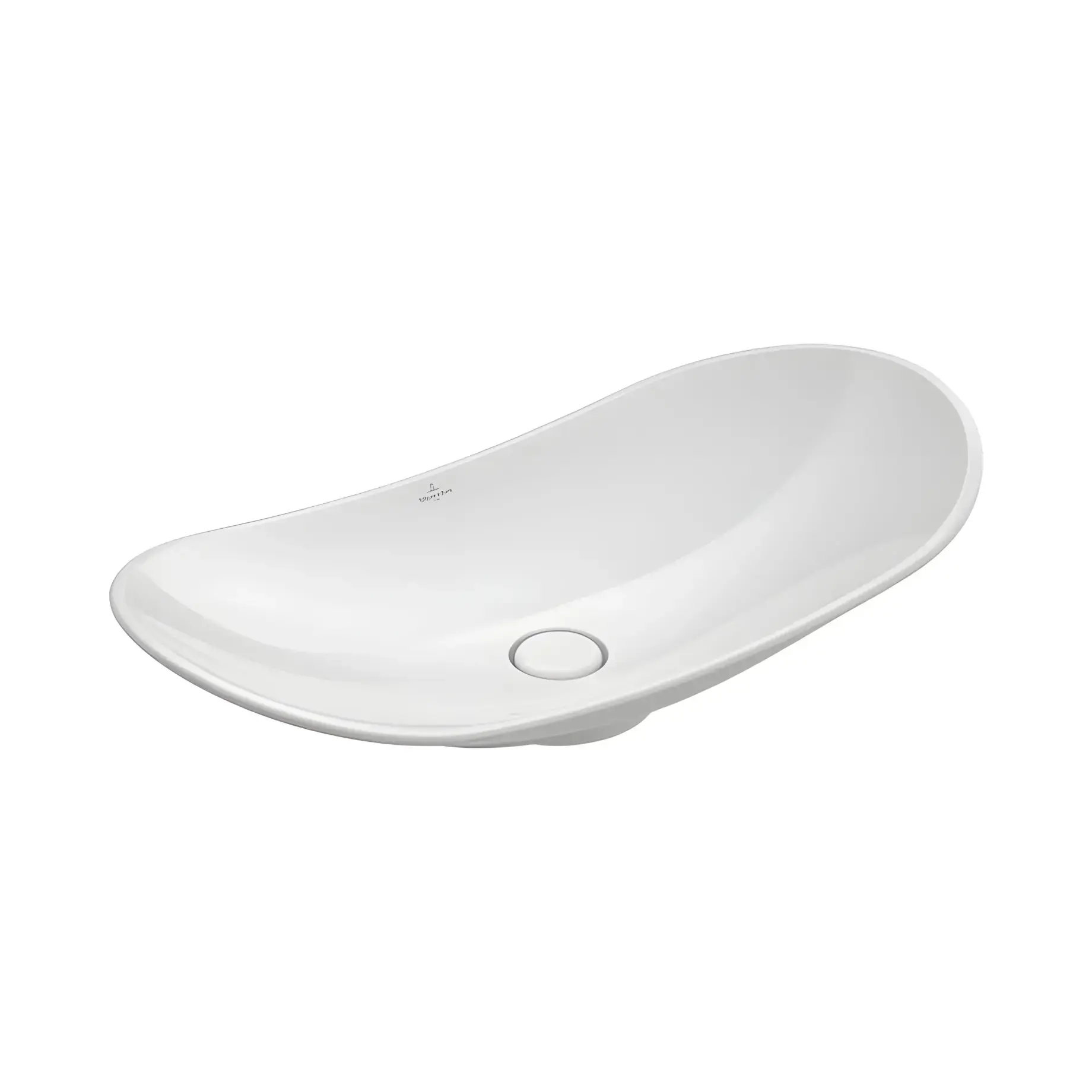Умивальник My Nature Villeroy & Boch 411080R1 Alpine White CeramicPlus 81 х 41 см — вид на білому тлі