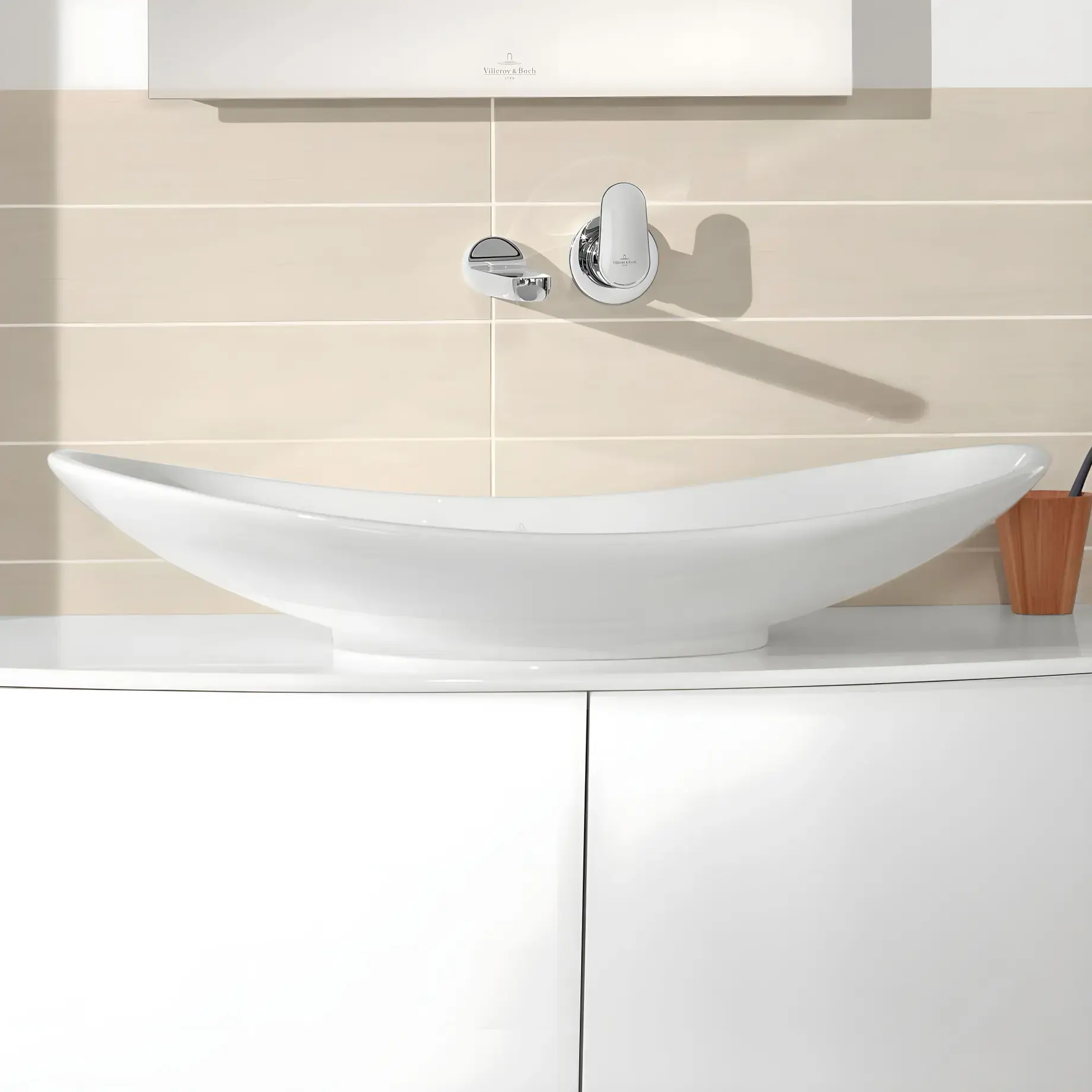 Умивальник My Nature Villeroy & Boch 411080R1 — бічний ракурс