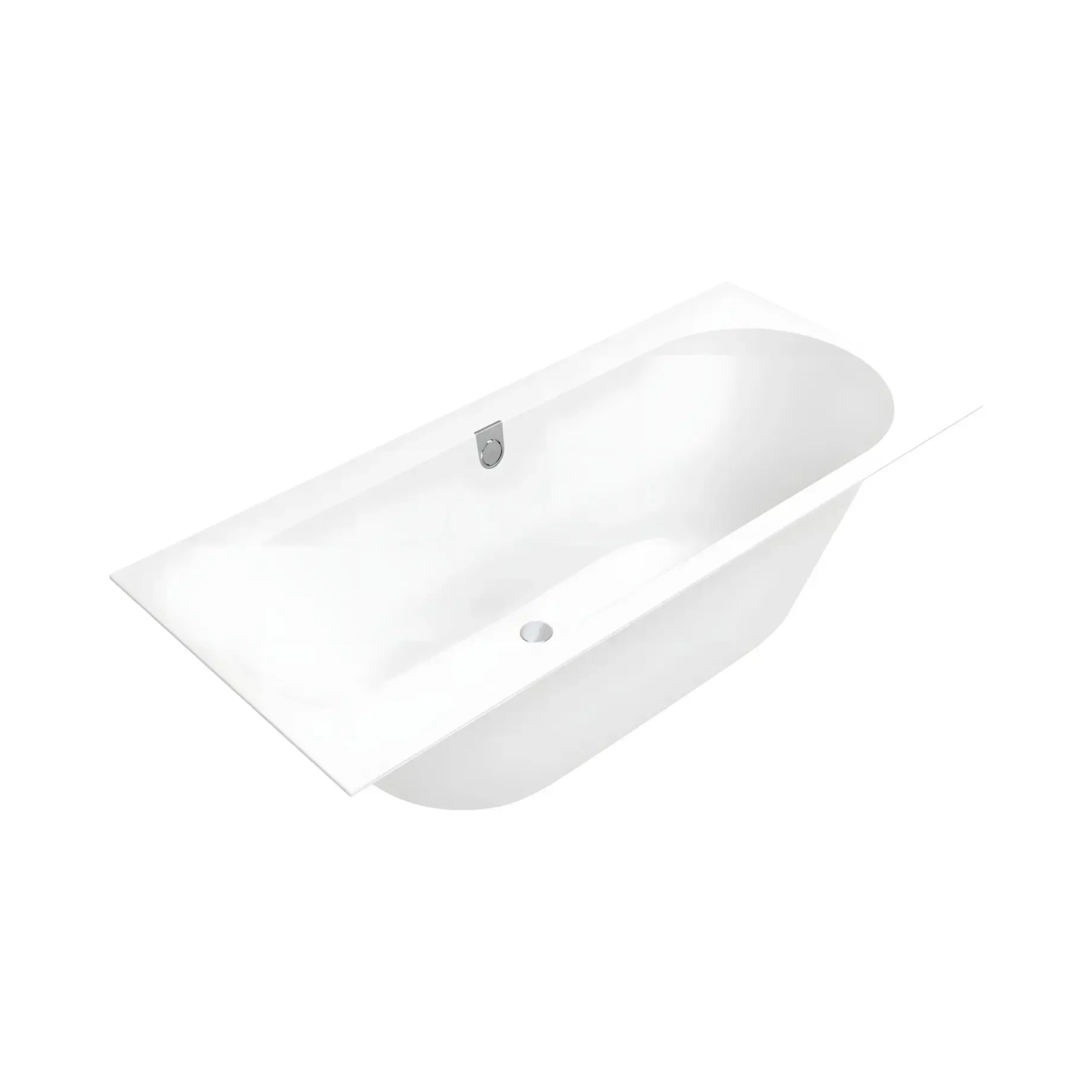 Ванна Oberon 2.0 Villeroy & Boch UBQ170OBR2DV-01 170 х 75 см — вид сзади