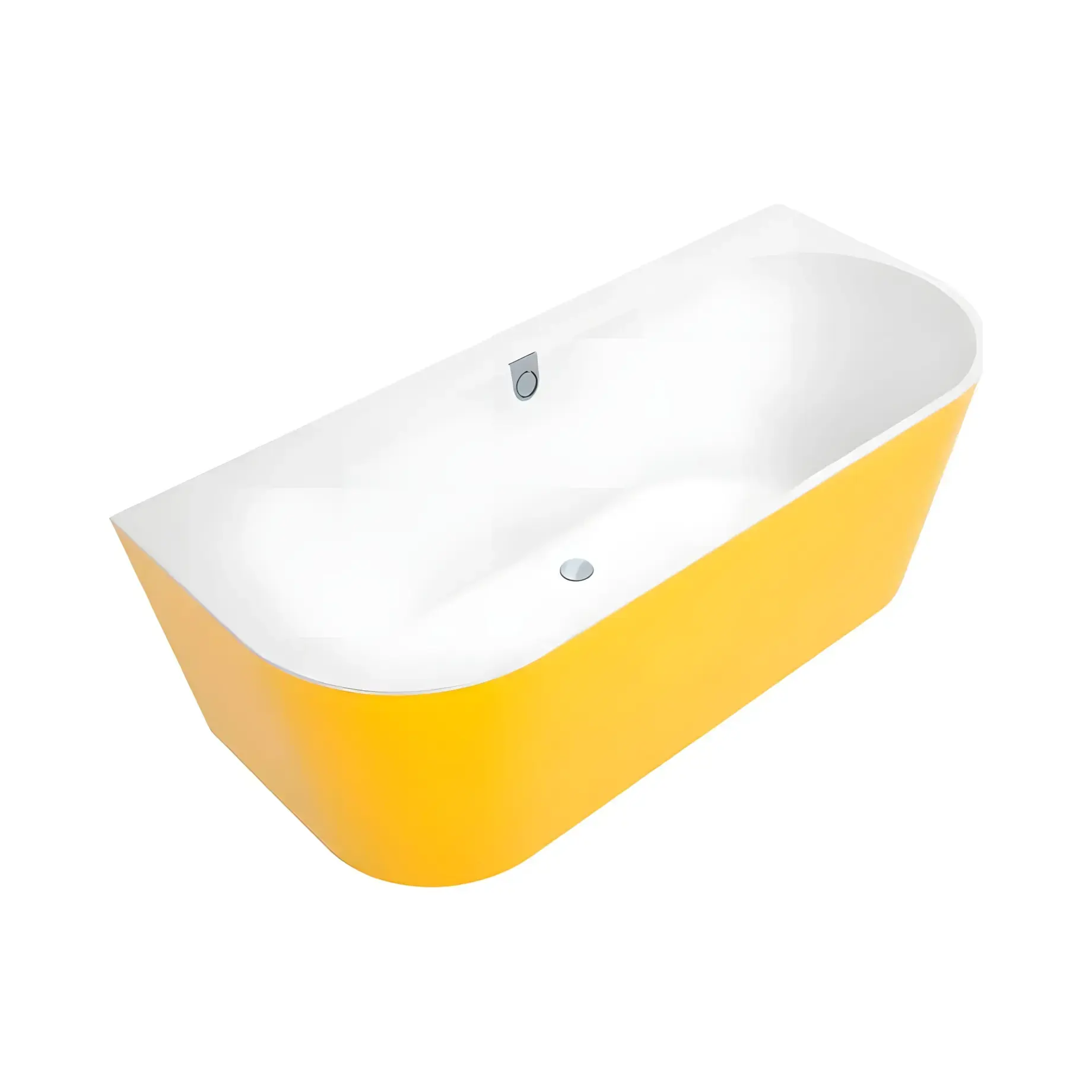 Ванна Oberon 2.0 Villeroy & Boch UBQ180OBR9CDBCV-01_BCW9 Indian Summer 180 х 80 см — вид на білому тлі