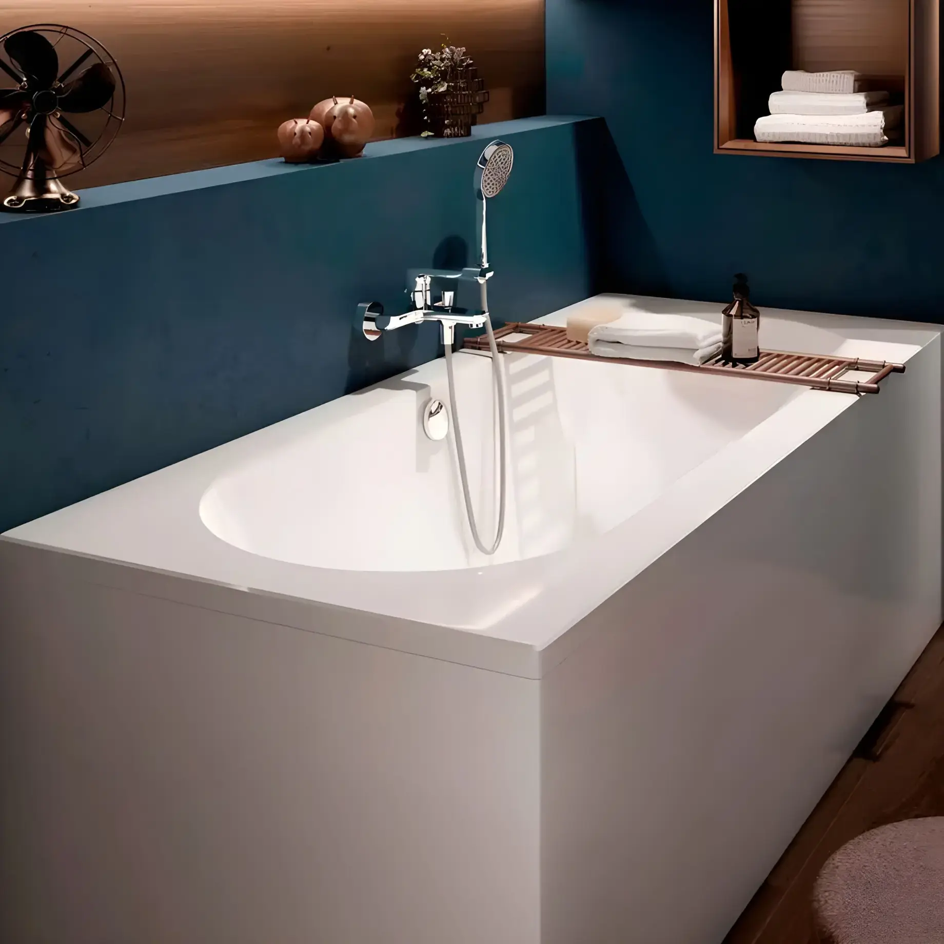 Ванна Oberon Villeroy & Boch UBQ199OBE2V-01 190 х 90 см — вид спереди