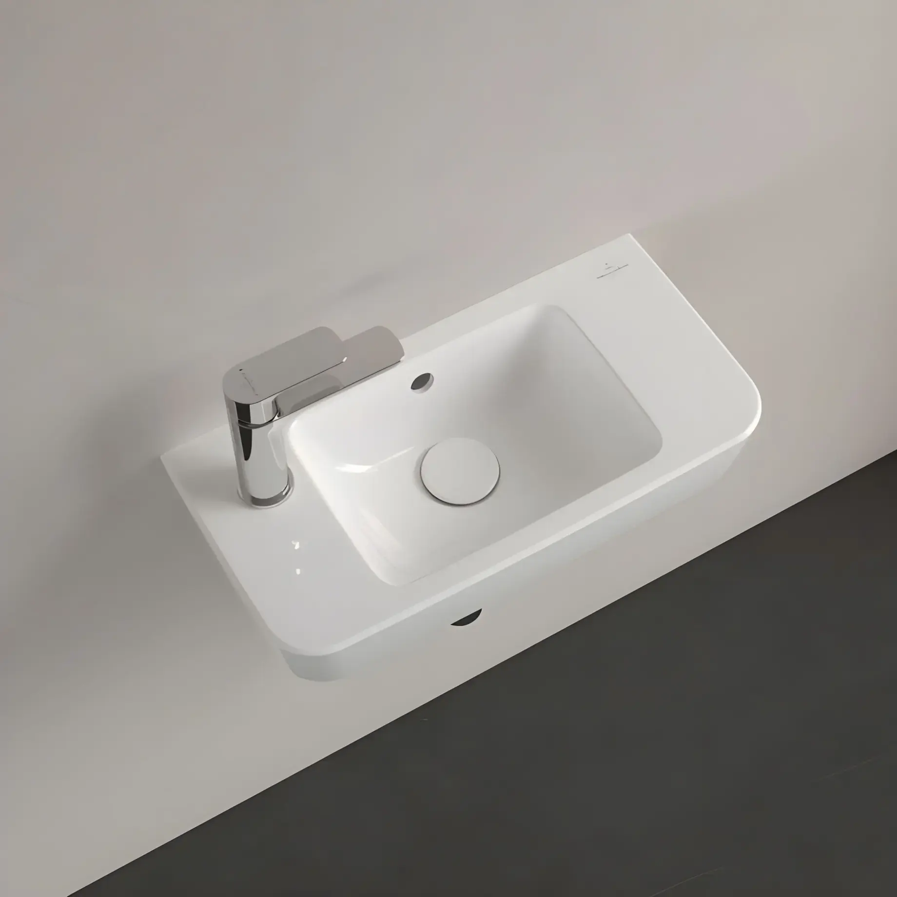 Умивальник O.novo Villeroy & Boch 4342L501 — бічний ракурс