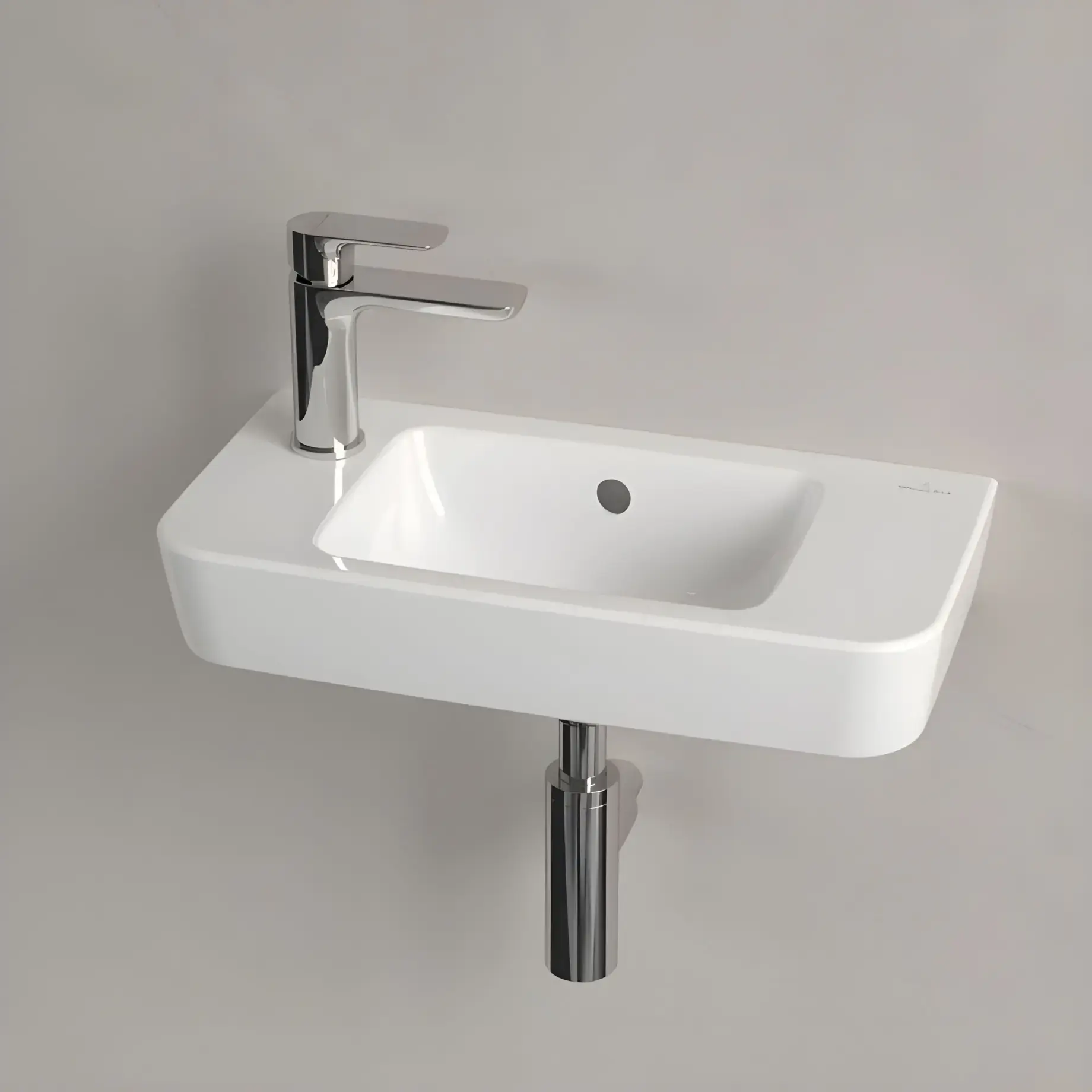 Умивальник O.novo Villeroy & Boch 4342L501 — вид ззаду