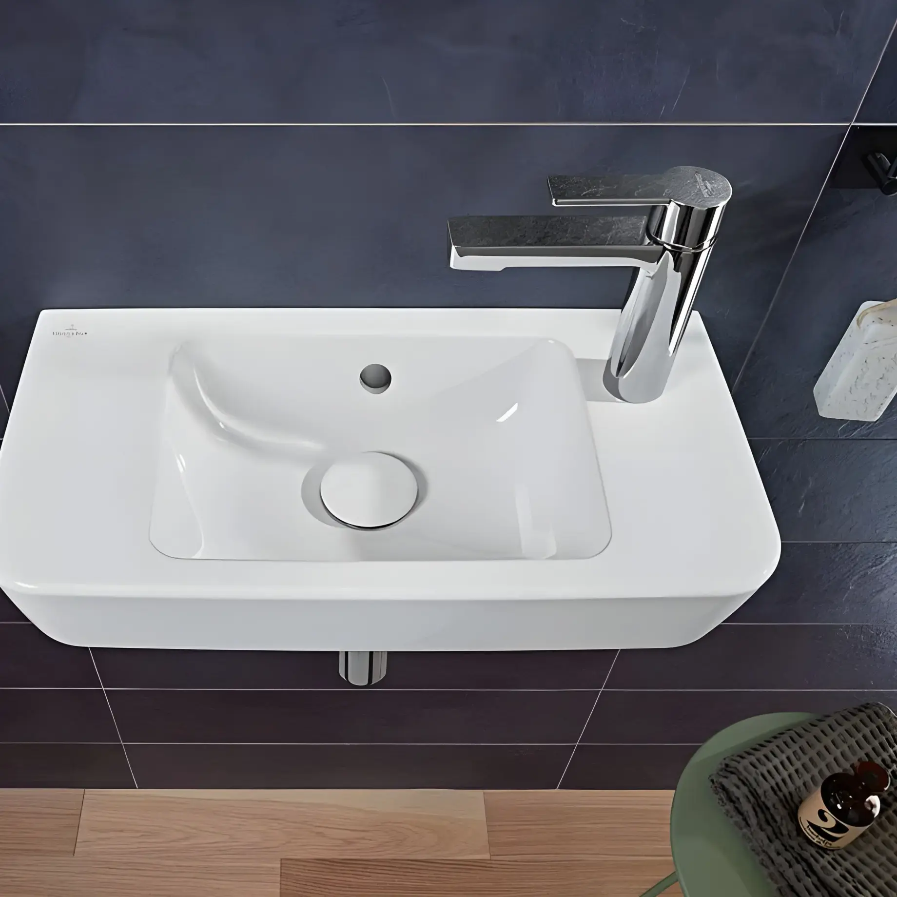 Умивальник O.novo Villeroy & Boch 4342R501 — вид спереду