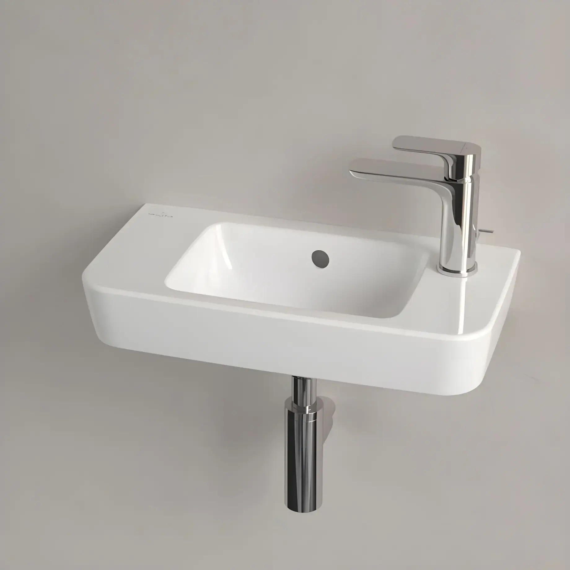Умивальник O.novo Villeroy & Boch 4342R501 — вид ззаду