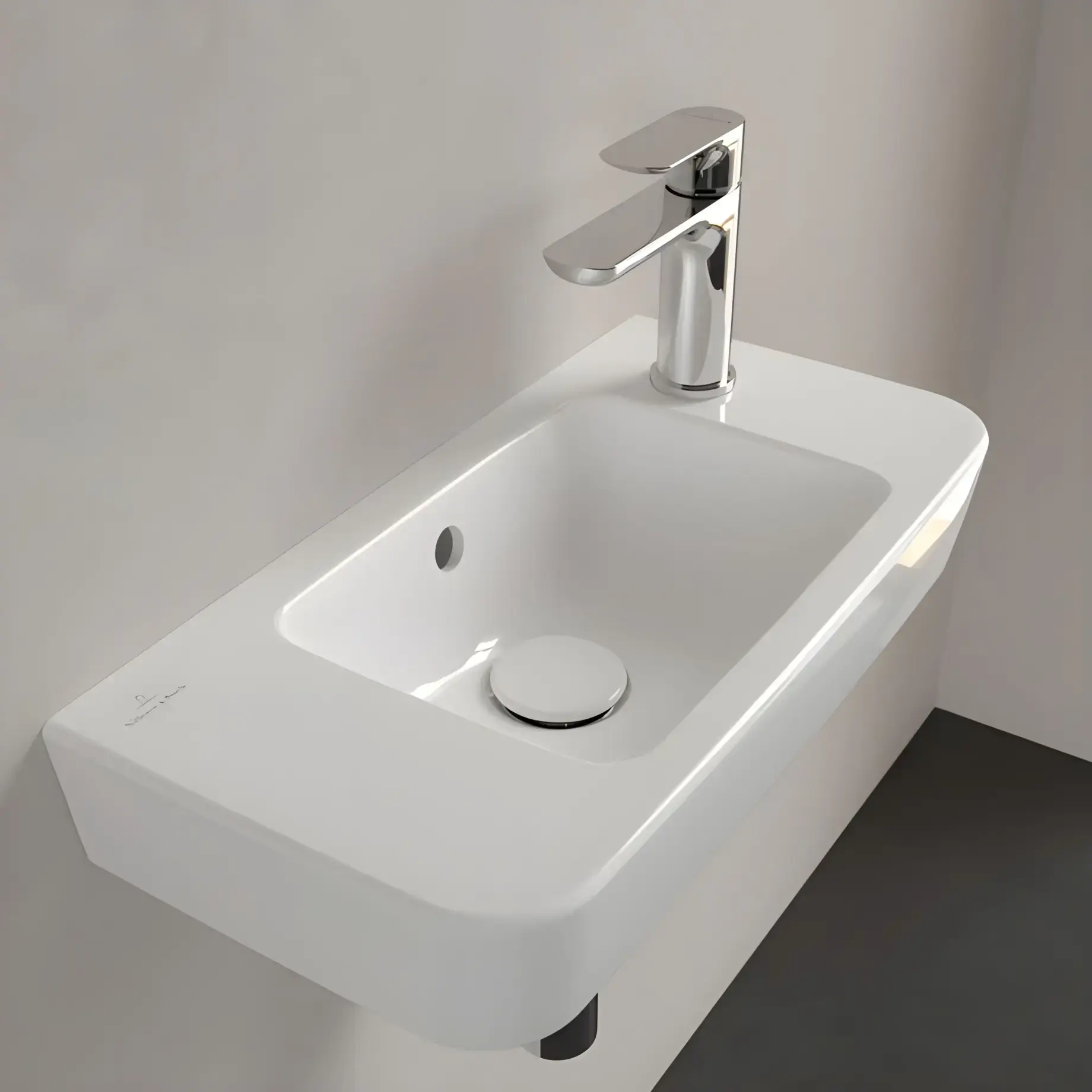 Умивальник O.novo Villeroy & Boch 4342R501 — ракурс 3/4