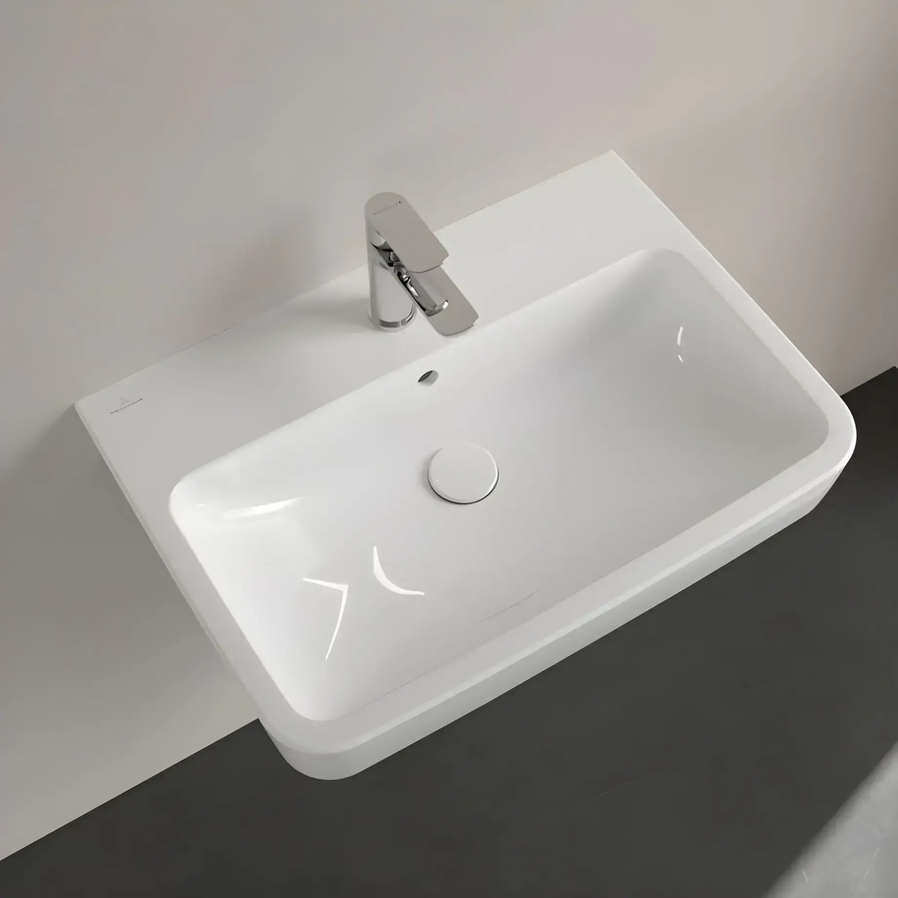 Умывальник O.novo Villeroy & Boch 4A416501 — вид сзади