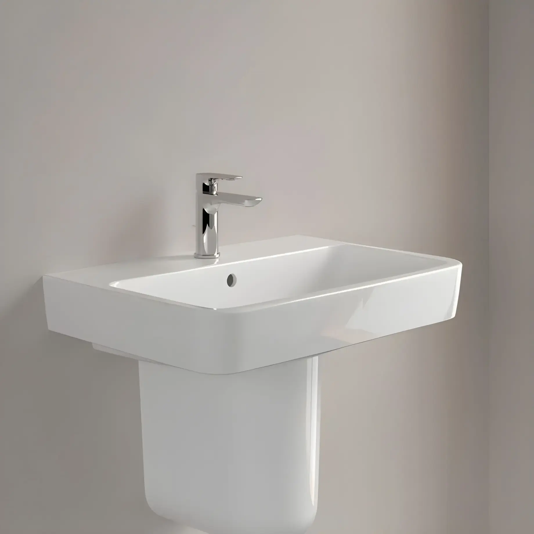 Умывальник O.novo Villeroy & Boch 4A416501 — ракурс 3/4