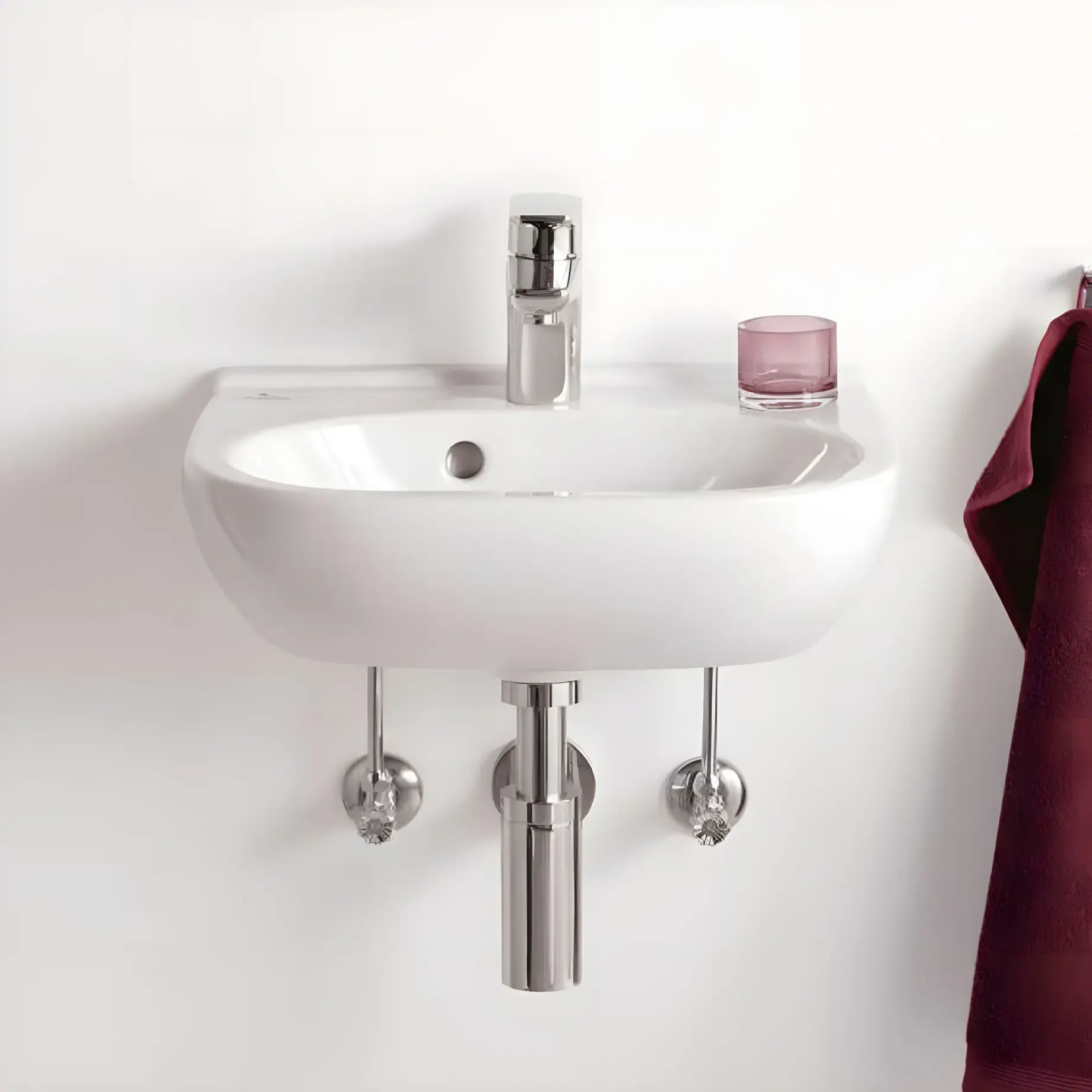 Умивальник O.novo Villeroy & Boch 53604501 Alpine White — вид спереду