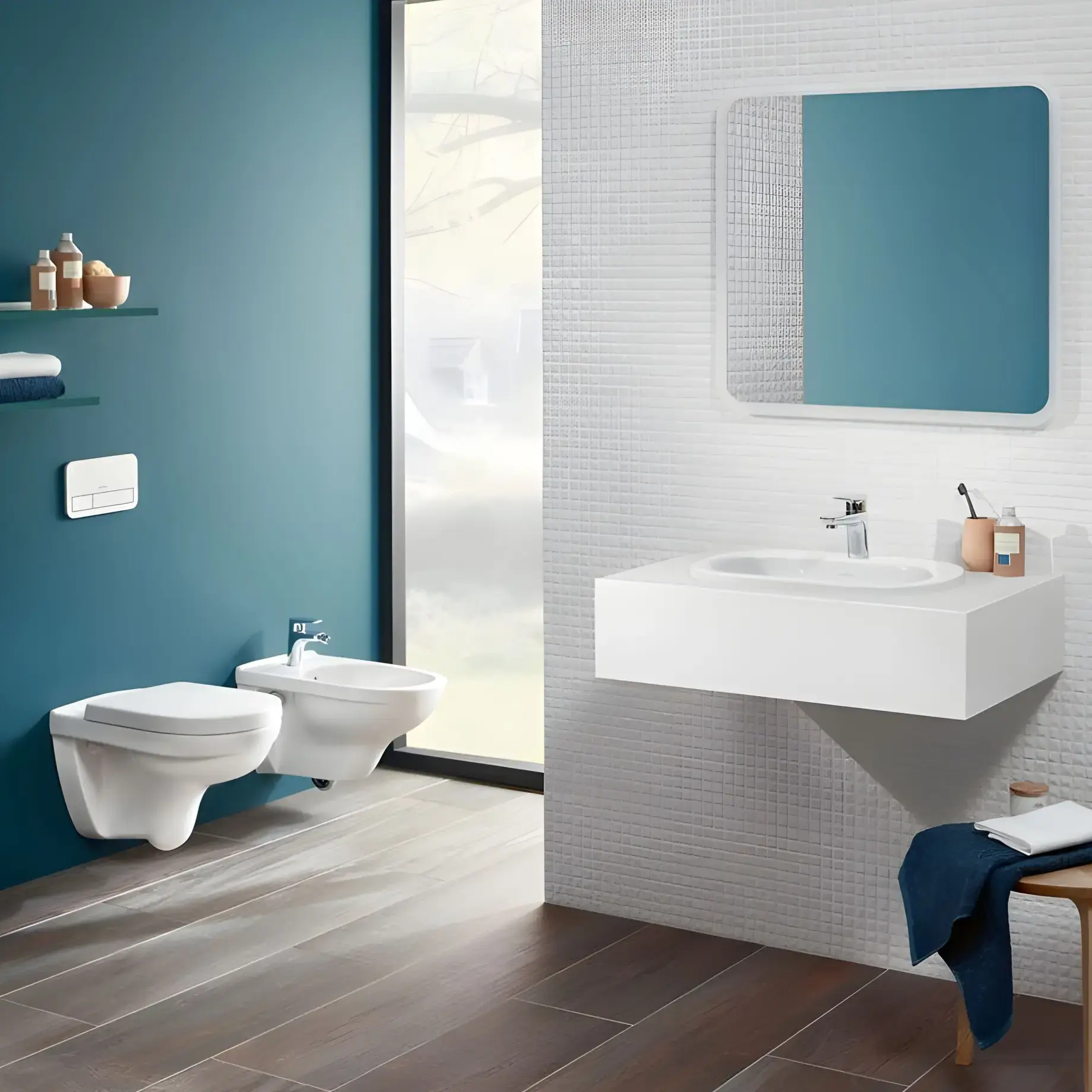 Біде O.novo Villeroy & Boch 54600001 — вид спереду