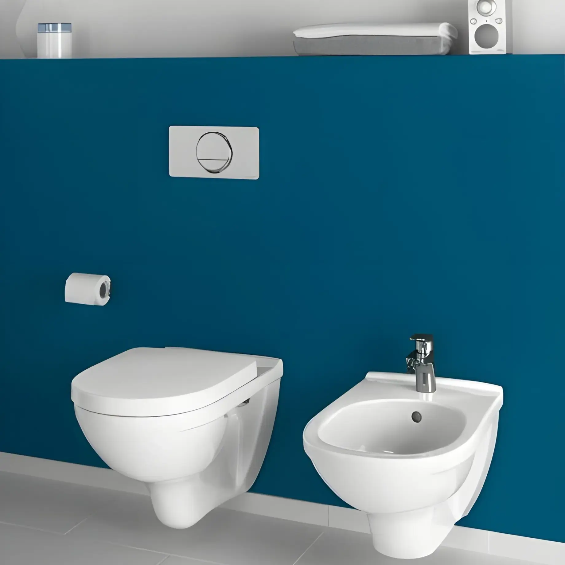 Біде O.novo Villeroy & Boch 54600001 — бічний ракурс