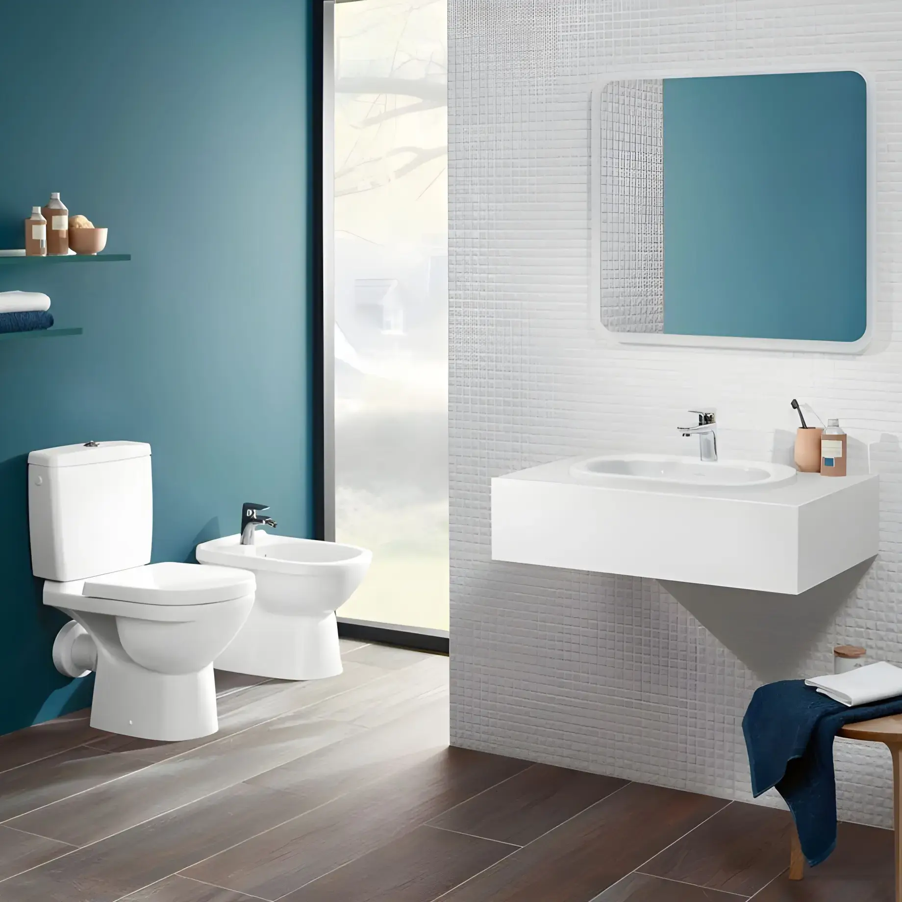 Біде O.novo Villeroy & Boch 54610001 — вид спереду