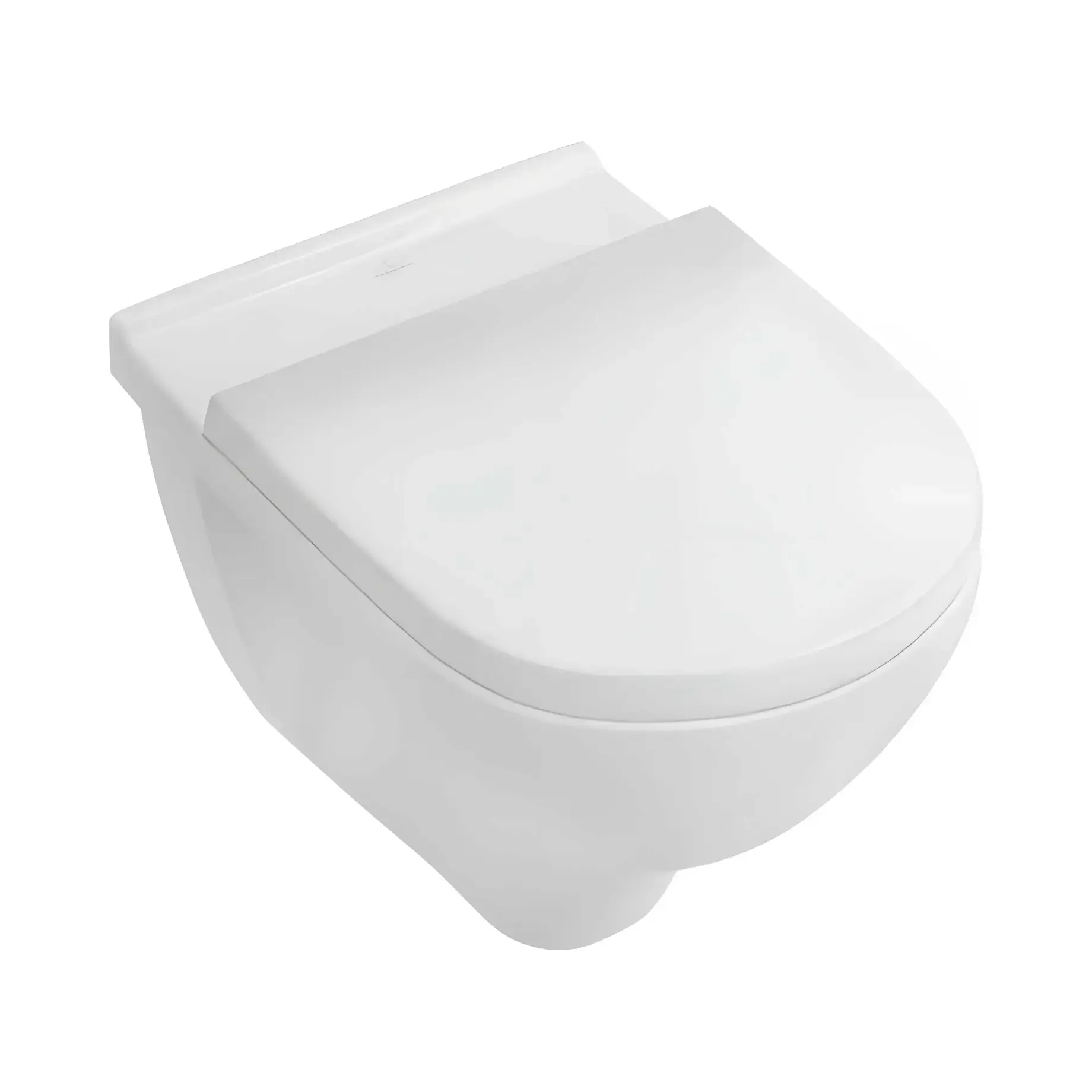 Унітаз O.novo Villeroy & Boch 5660H101 White Alpin 36 x 59.5 см — вид на білому тлі