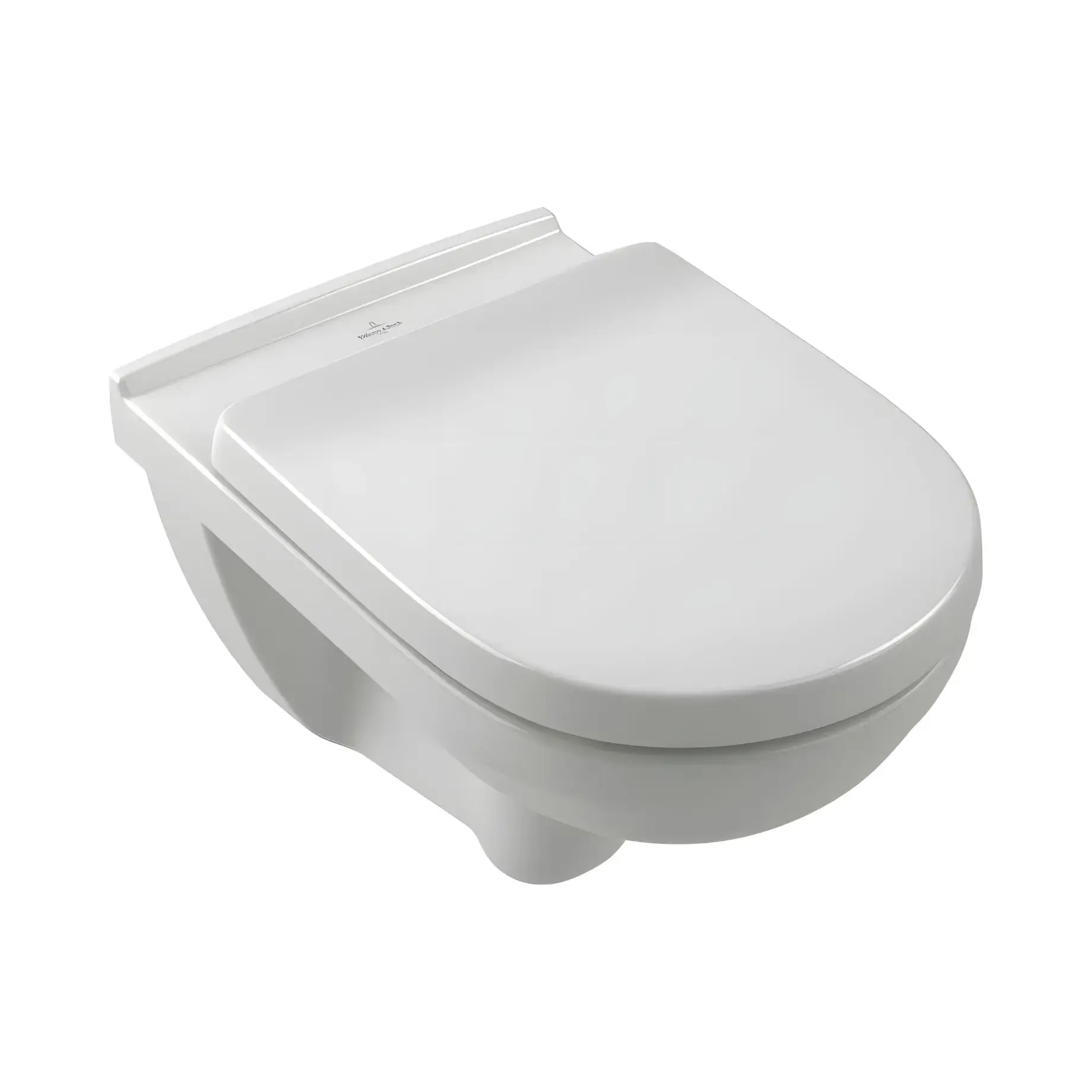 Унітаз O.novo Villeroy & Boch 5660HR01 White Alpin 36 х 56 см — вид на білому тлі