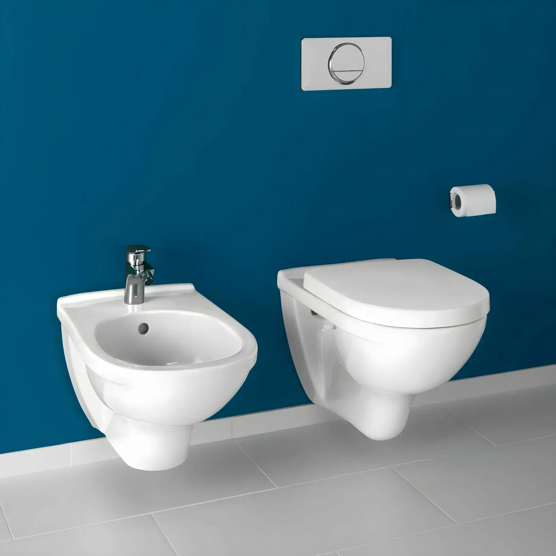 Унітаз O.novo Villeroy & Boch 5660HR01 — бічний ракурс