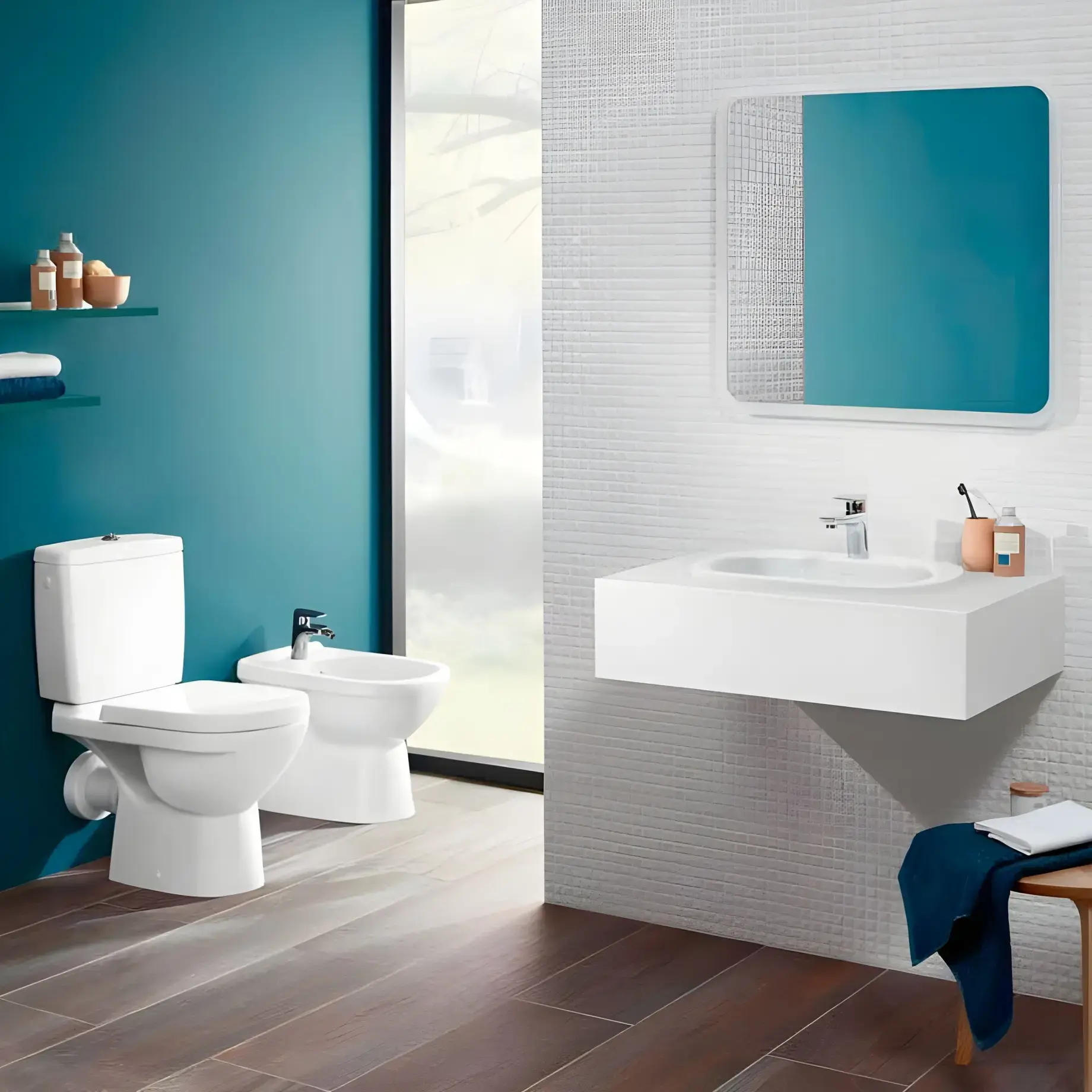 Унітаз-компакт O.Novo Villeroy & Boch 5661T301 — вид спереду