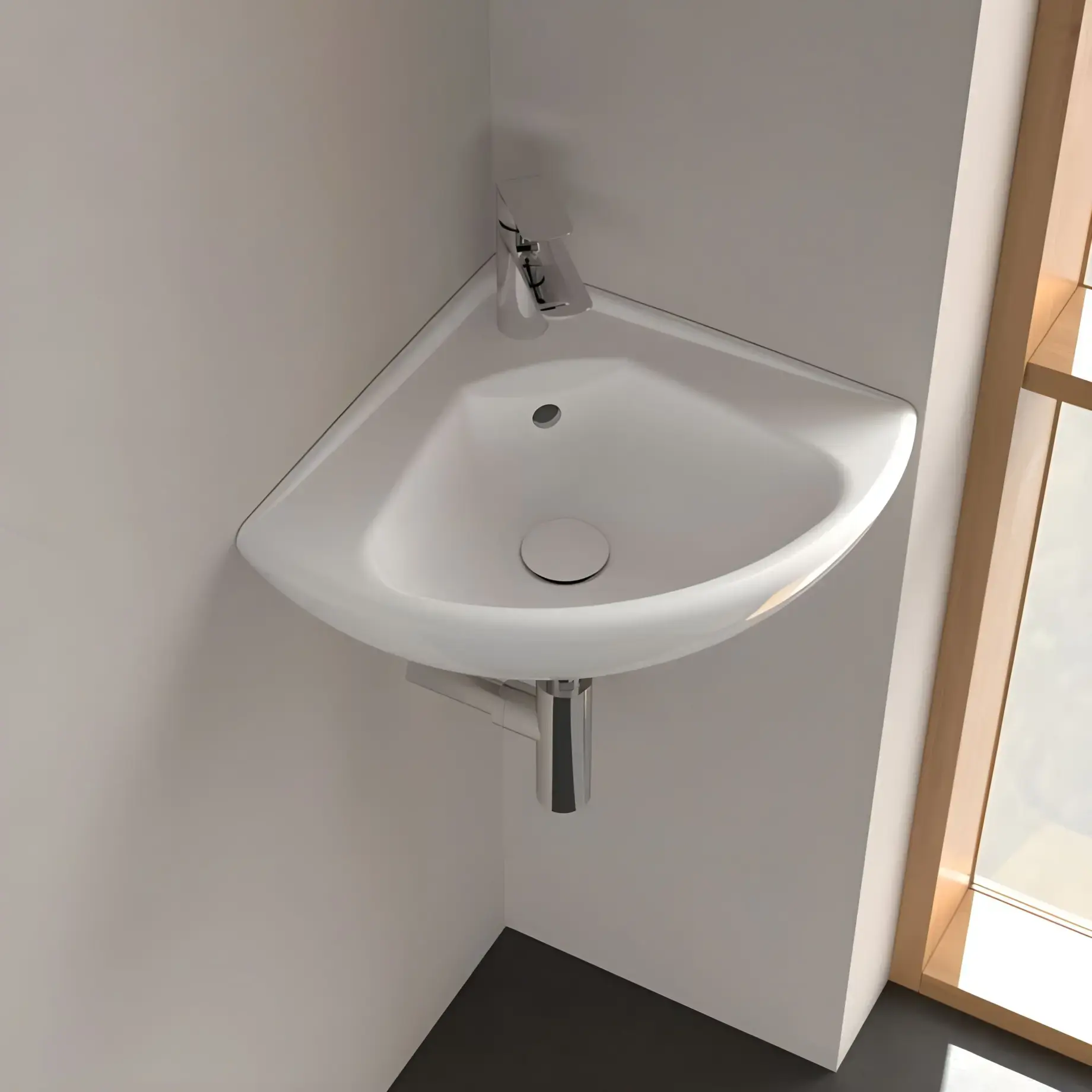 Умивальник O.novo Villeroy & Boch 732740R1 — вид спереду