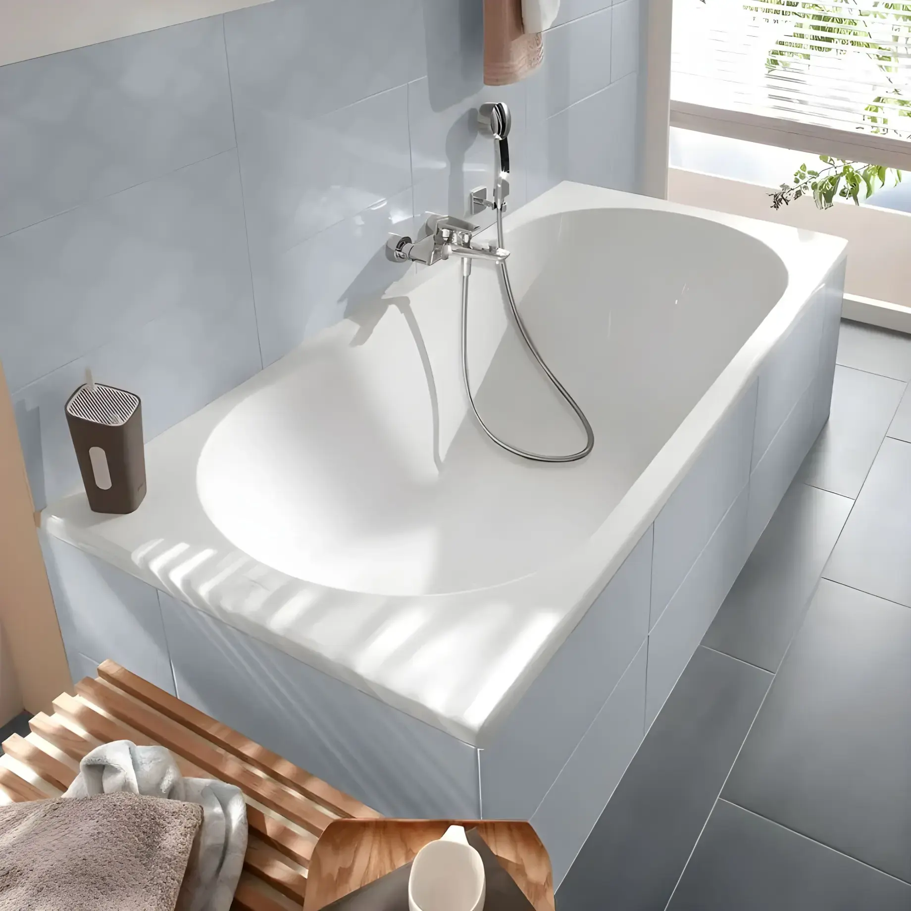 Ванна O.novo Villeroy & Boch UBA160CAS2V-01 160 х 70 см — бічний ракурс
