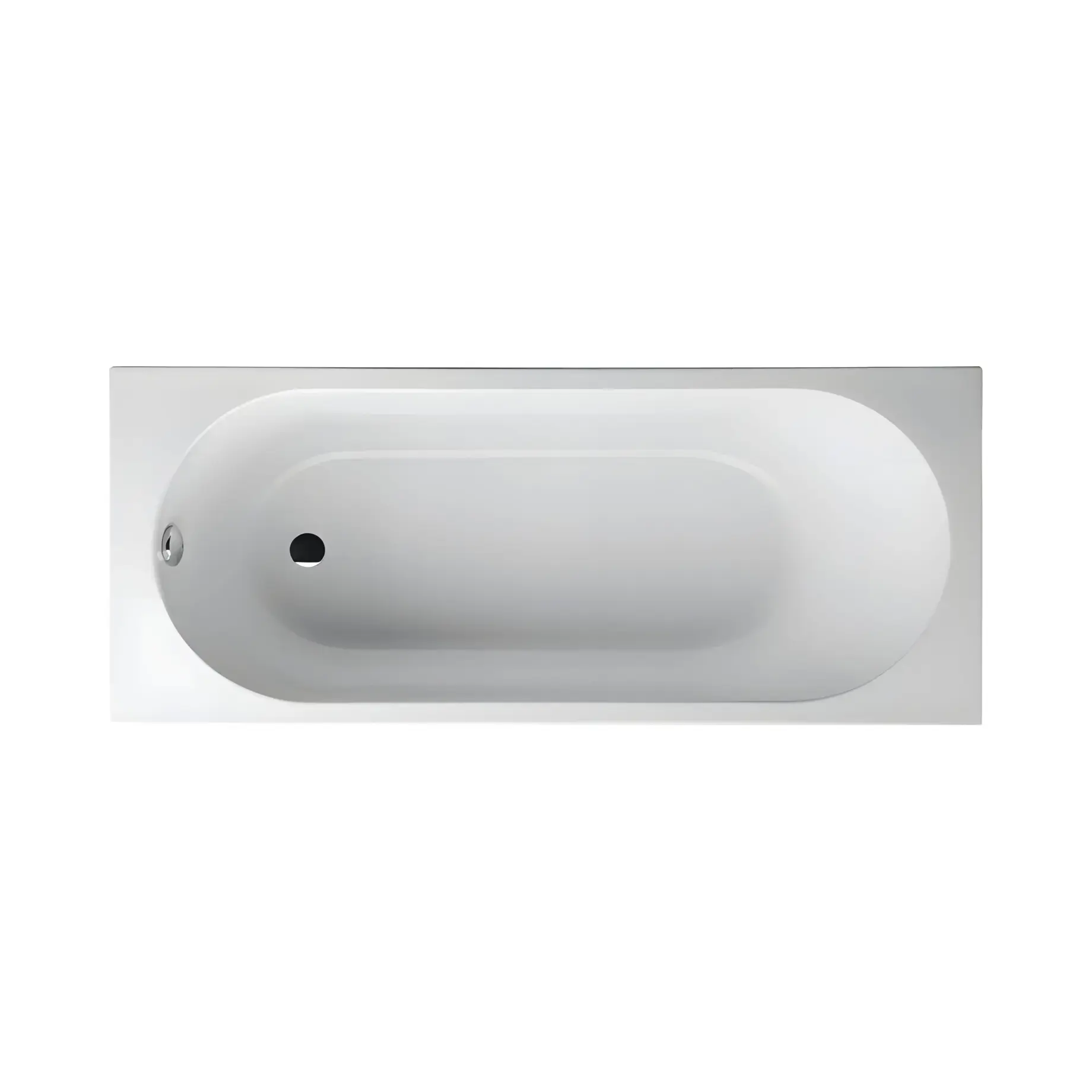 Ванна O.novo Villeroy & Boch UBA170CAS2V-01 Alpine White 170 х 75 см — вид на білому тлі