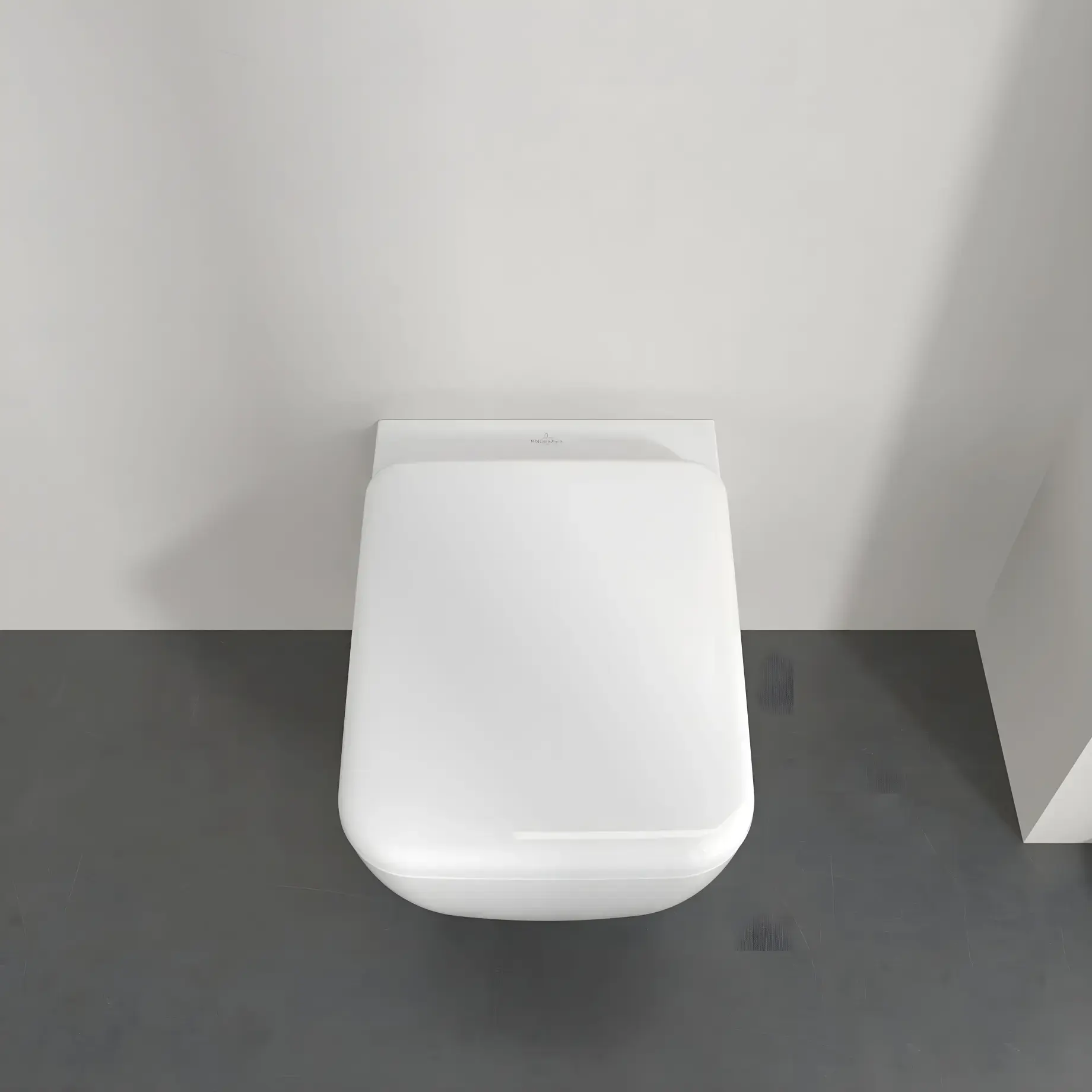 Унітаз Skyla Villeroy & Boch 4682CLR1 White Alpin CeramicPlus — вид згори