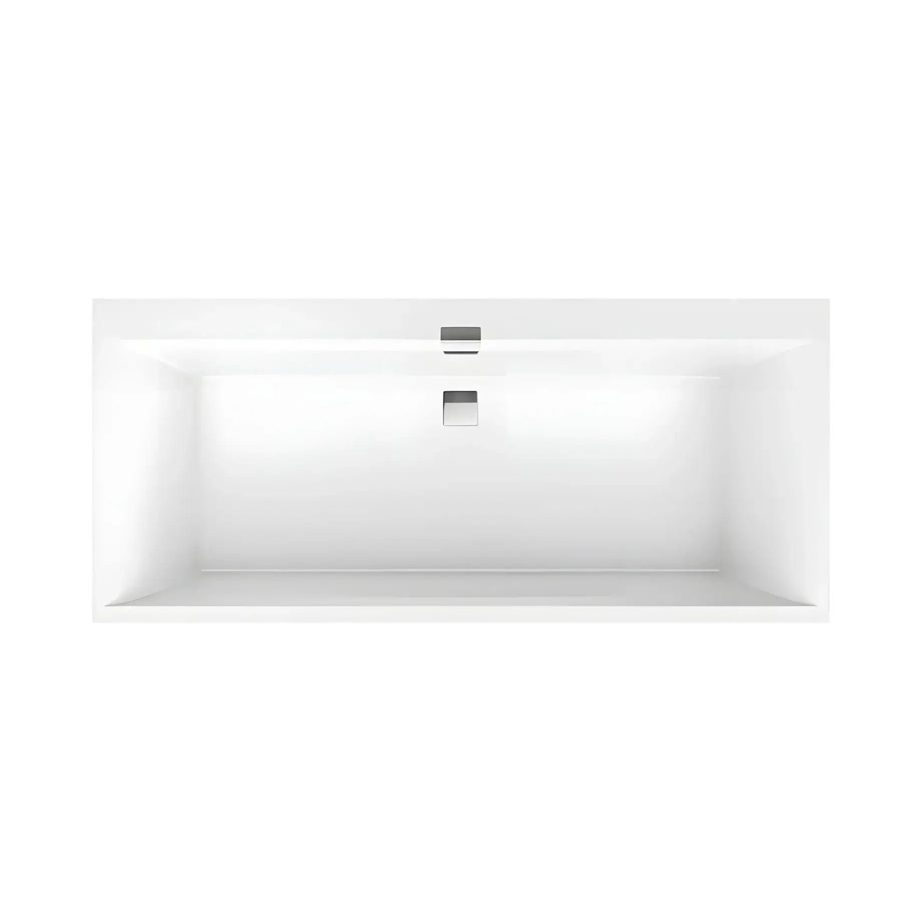 Ванна Squaro Edge 12 Villeroy & Boch UBQ170SQE2DV-01 Alpine White 170 х 75 см — вид на білому тлі