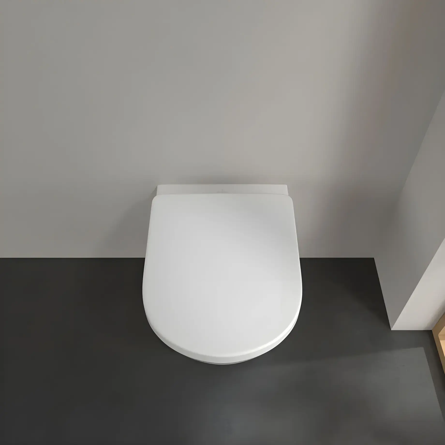 Унитаз Subway 2.0 с сиденьем Villeroy & Boch 4609R001+9M86S101 White Alpin — вид сверху