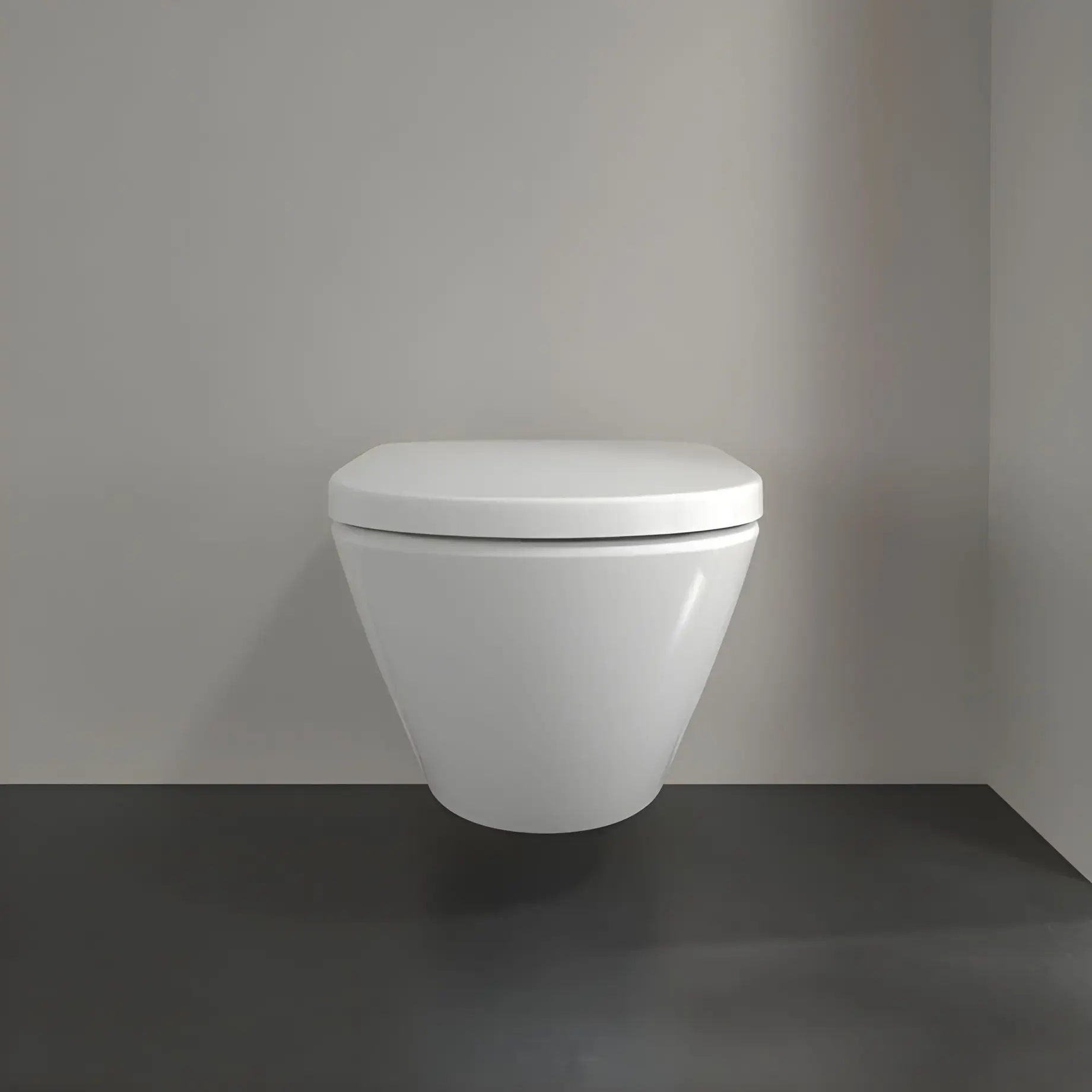 Унитаз Subway 2.0 с сиденьем Villeroy & Boch 4609R001+9M86S101 White Alpin — боковой ракурс