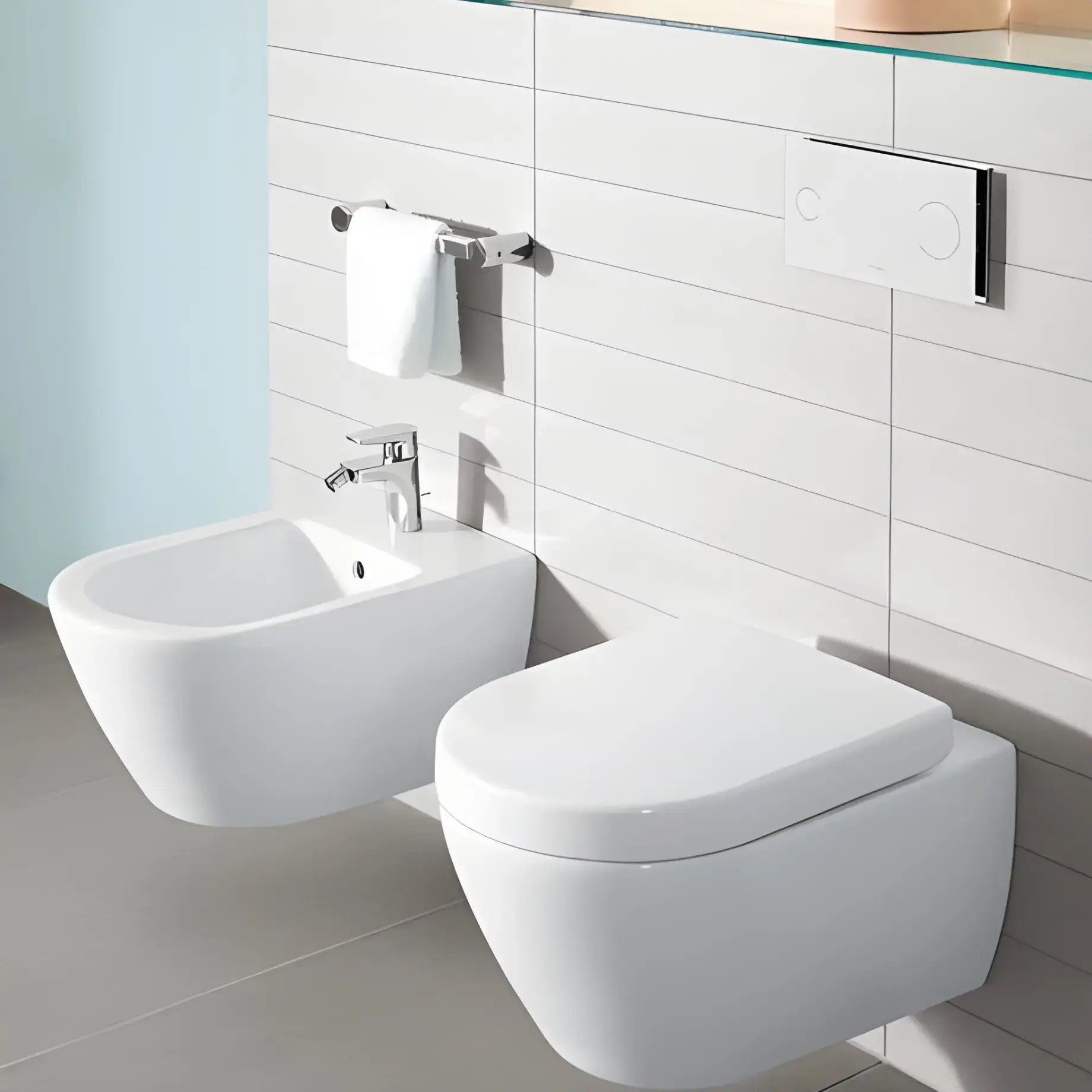 Біде Subway 2.0 Villeroy & Boch 54000001 White Alpin — вид згори