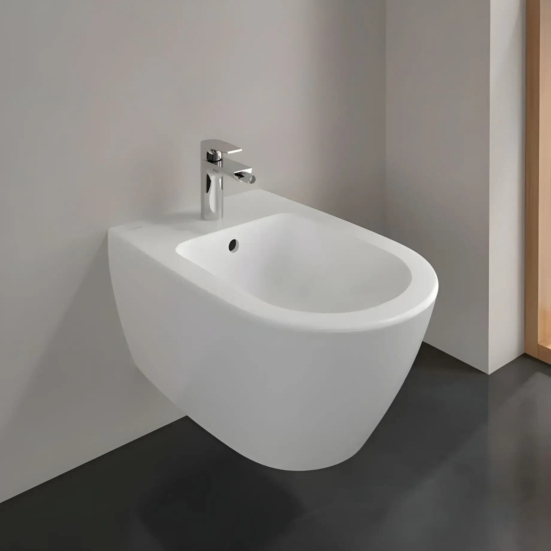 Біде Subway 2.0 Villeroy & Boch 54000001 White Alpin — вид ззаду