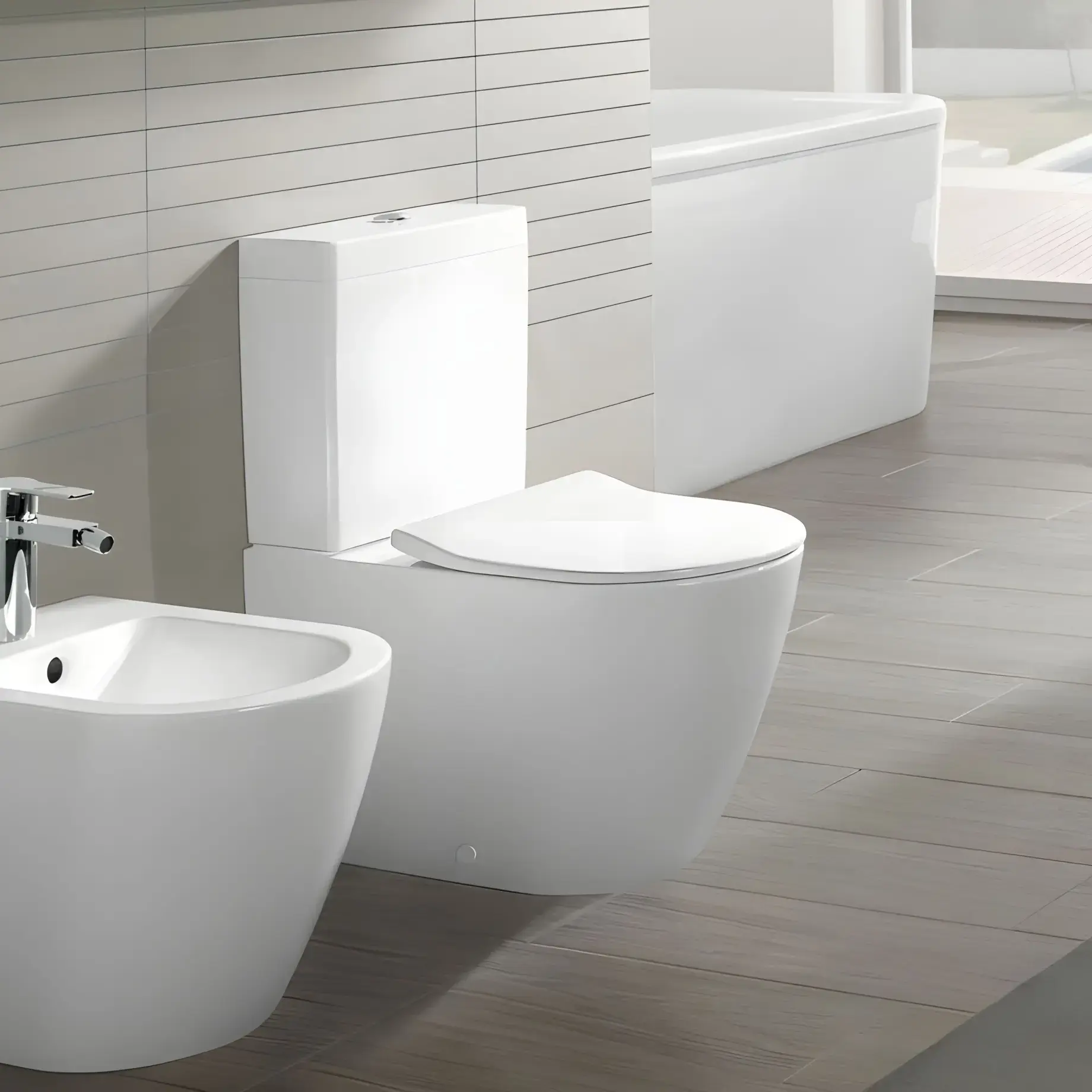 Біде Subway 2.0 Villeroy & Boch 540100R1 — вид спереду