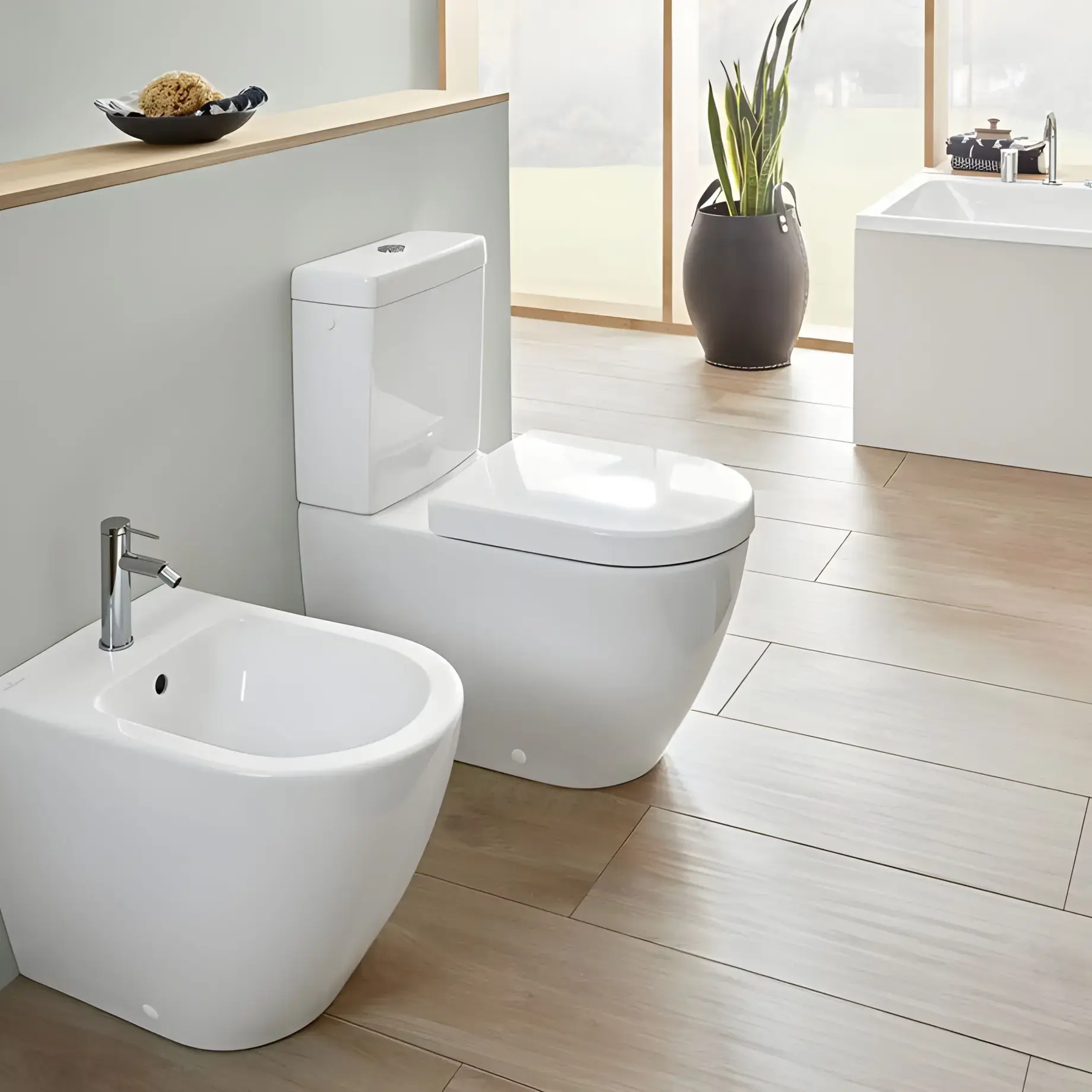 Біде Subway 2.0 Villeroy & Boch 540100R1 — бічний ракурс