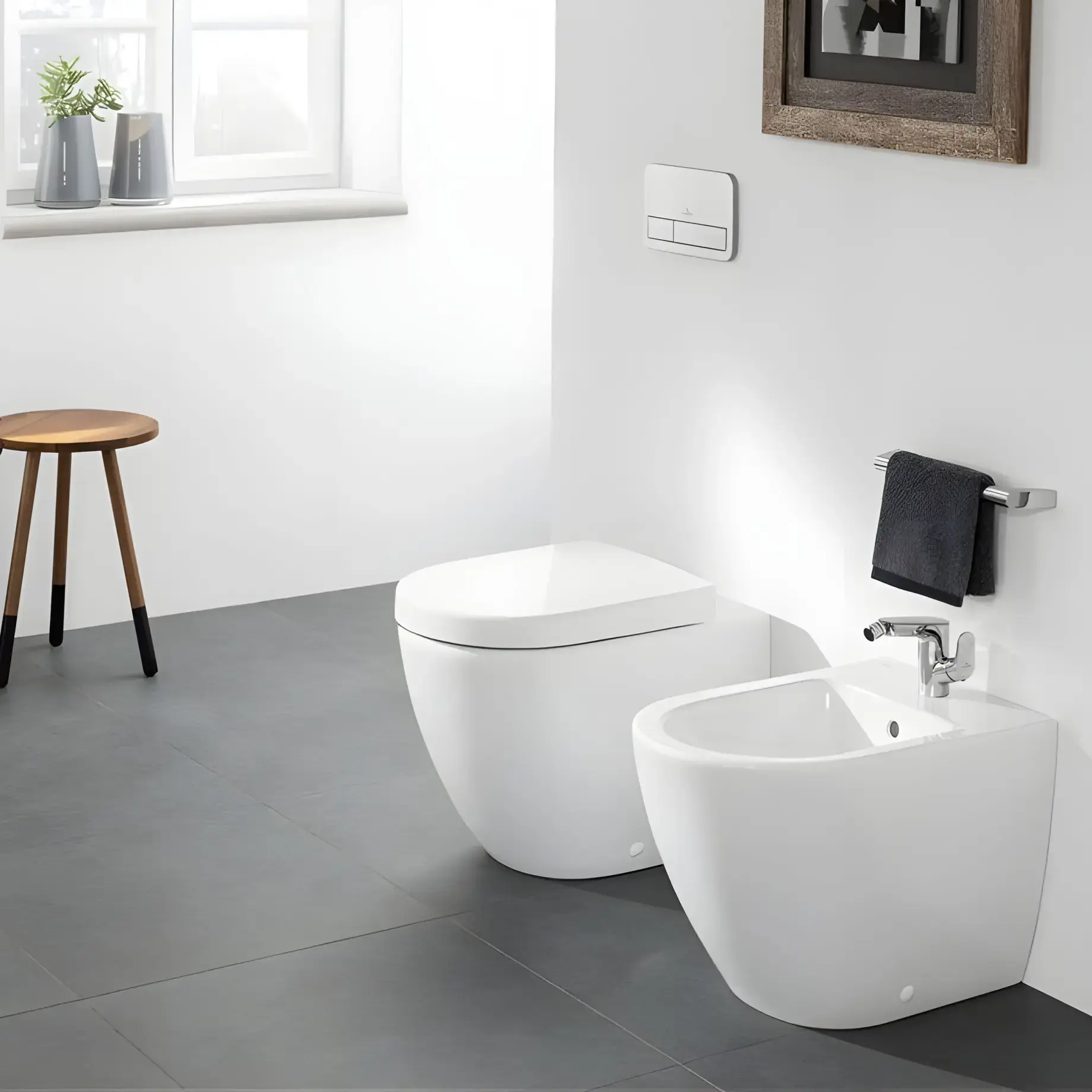 Біде Subway 2.0 Villeroy & Boch 540100R1 — вид ззаду