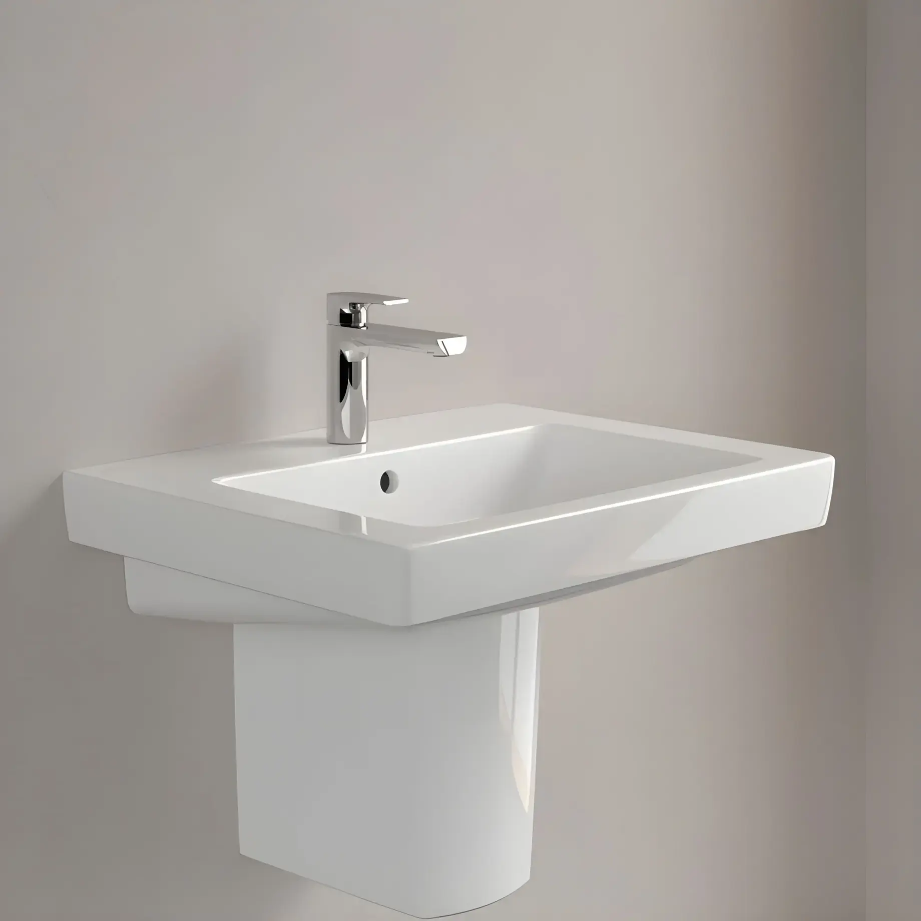 Умивальник Subway 2.0 Villeroy & Boch 71136001 — вид згори