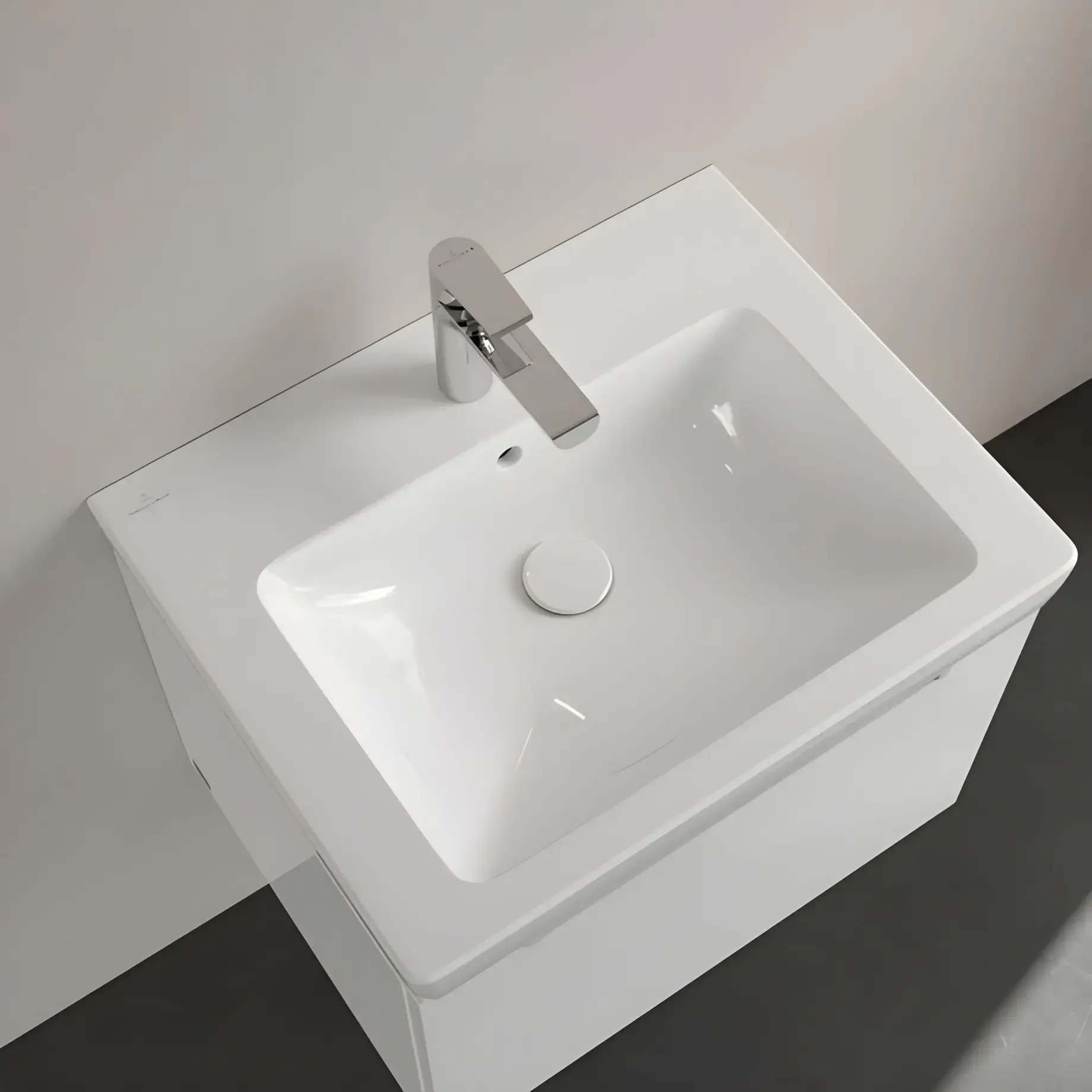 Умивальник Subway 2.0 Villeroy & Boch 7113F001 — вид згори